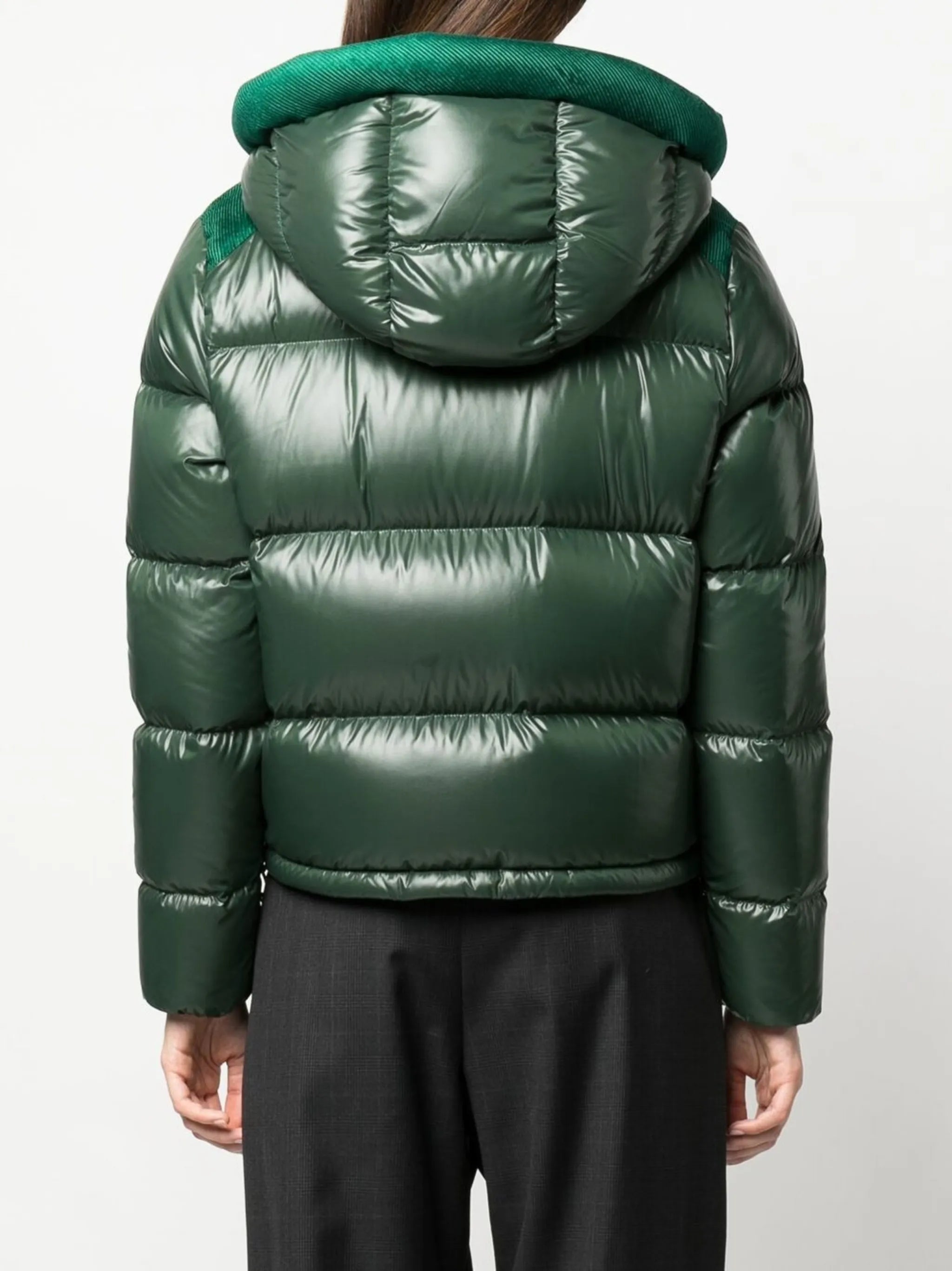 Fache hooded down jacket