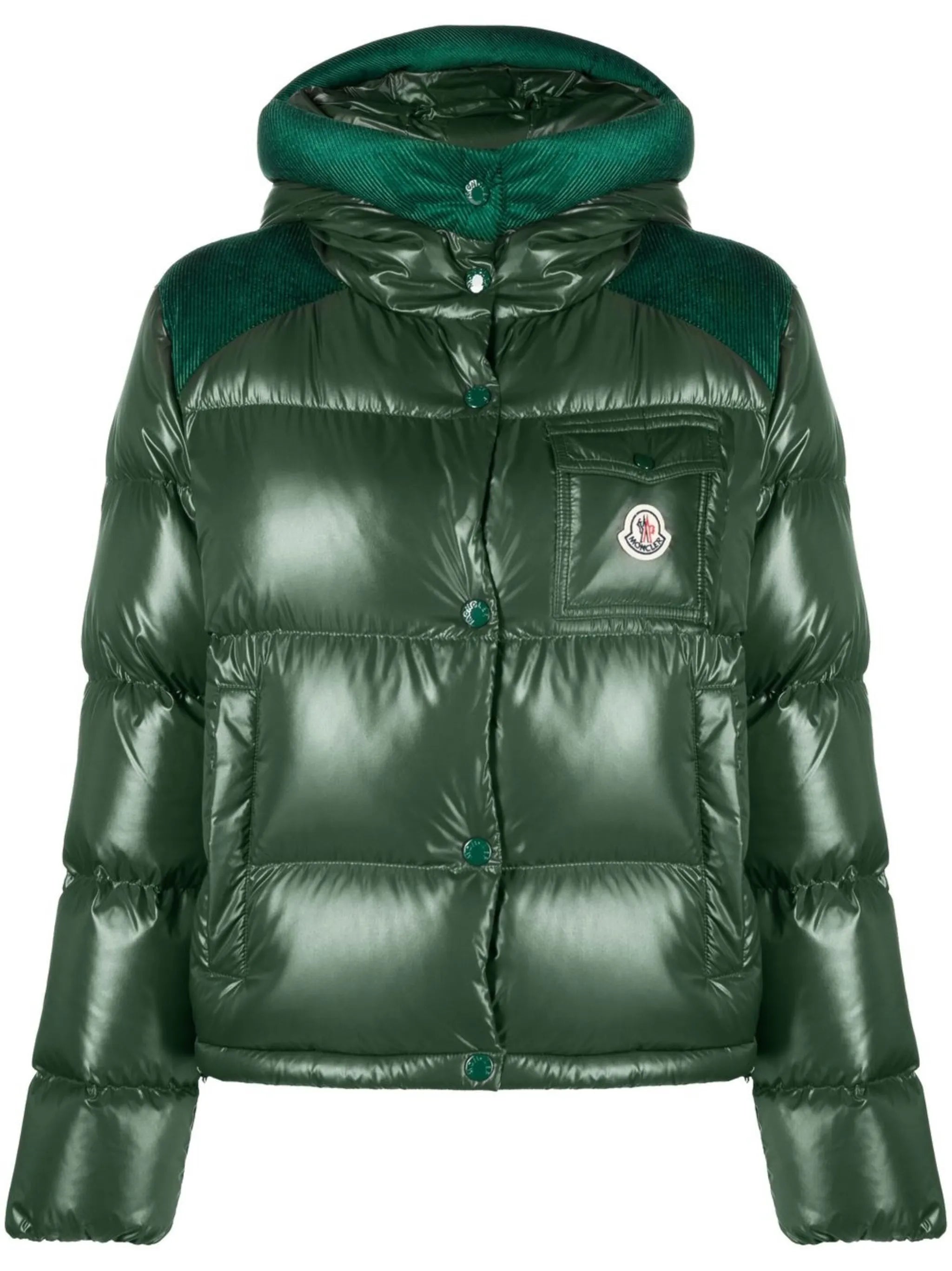 Fache hooded down jacket