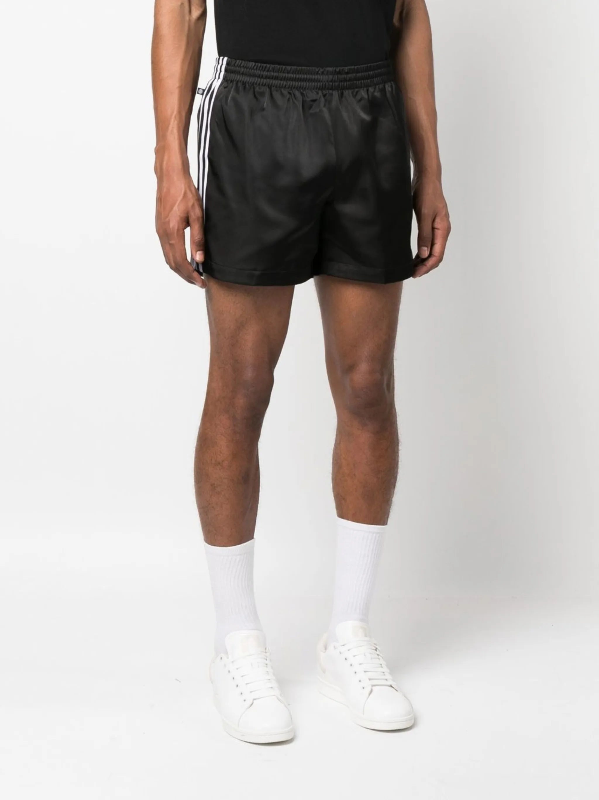 striped running shorts