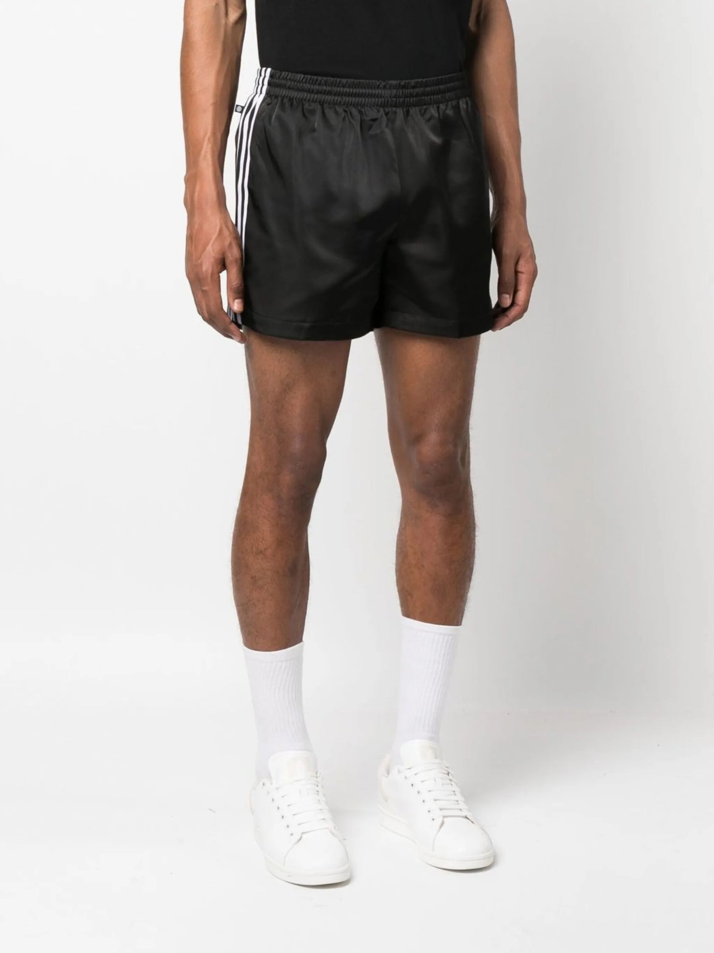 striped running shorts