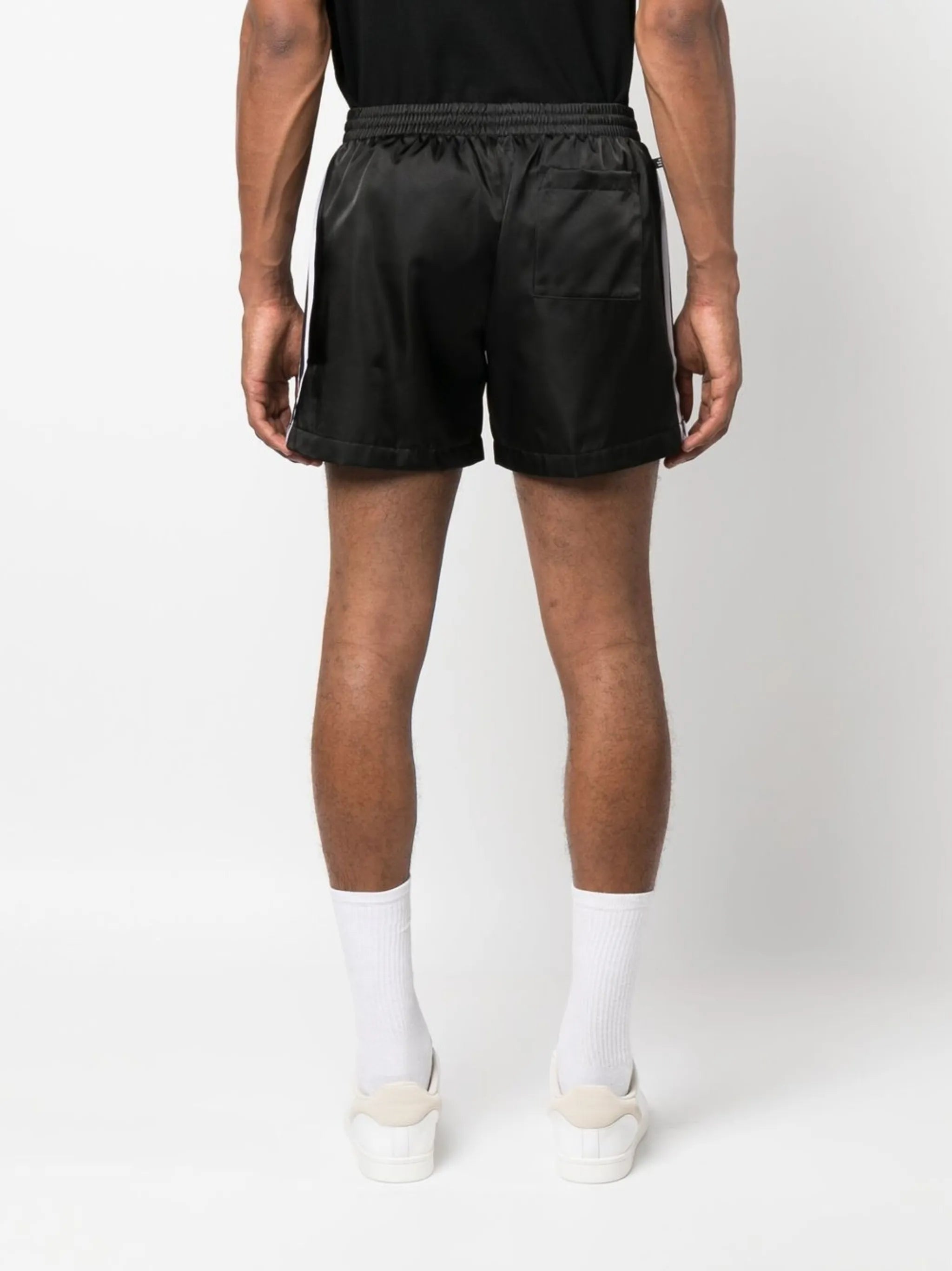 striped running shorts