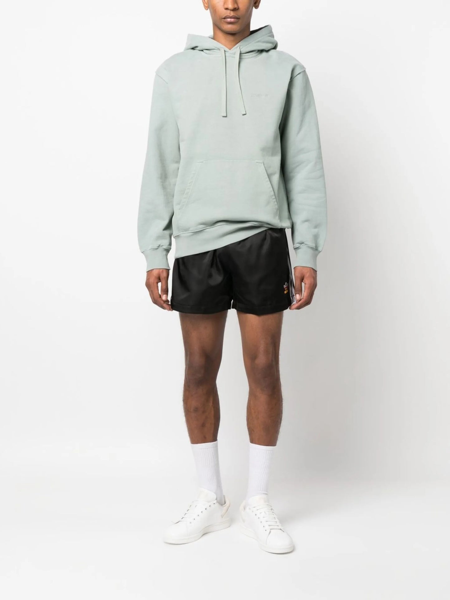 striped running shorts