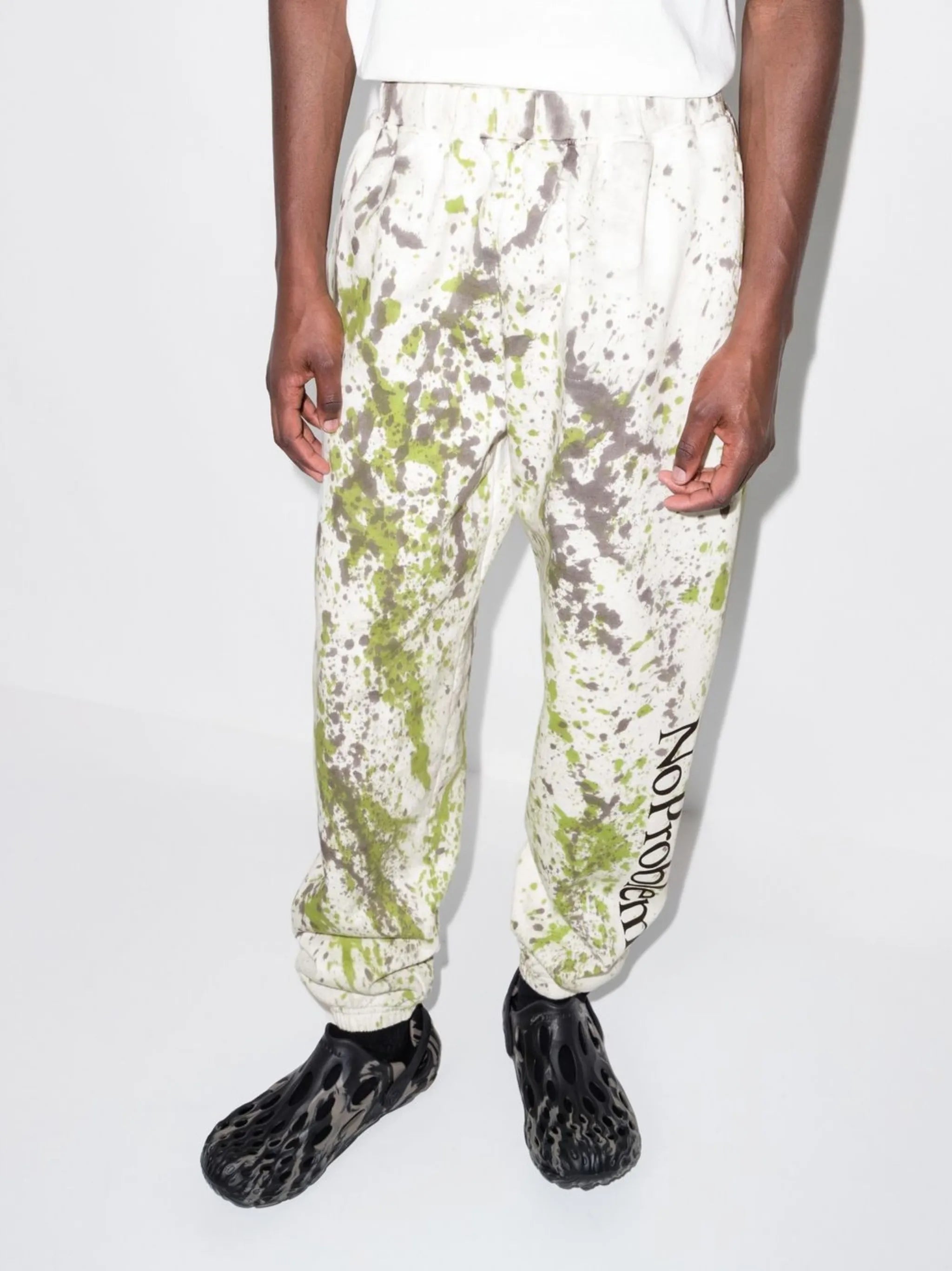 No Problemo tie-dye track pants