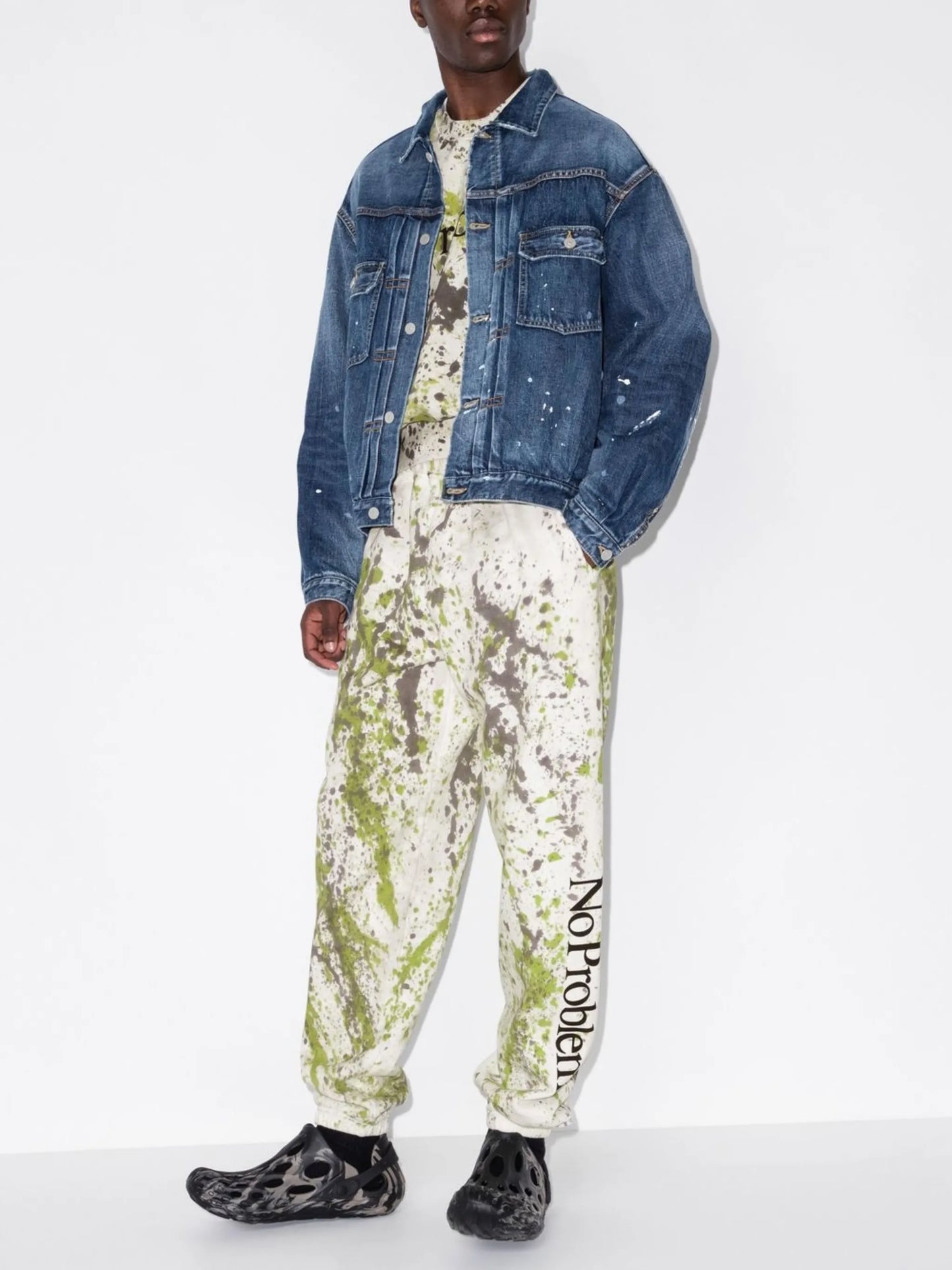 No Problemo tie-dye track pants