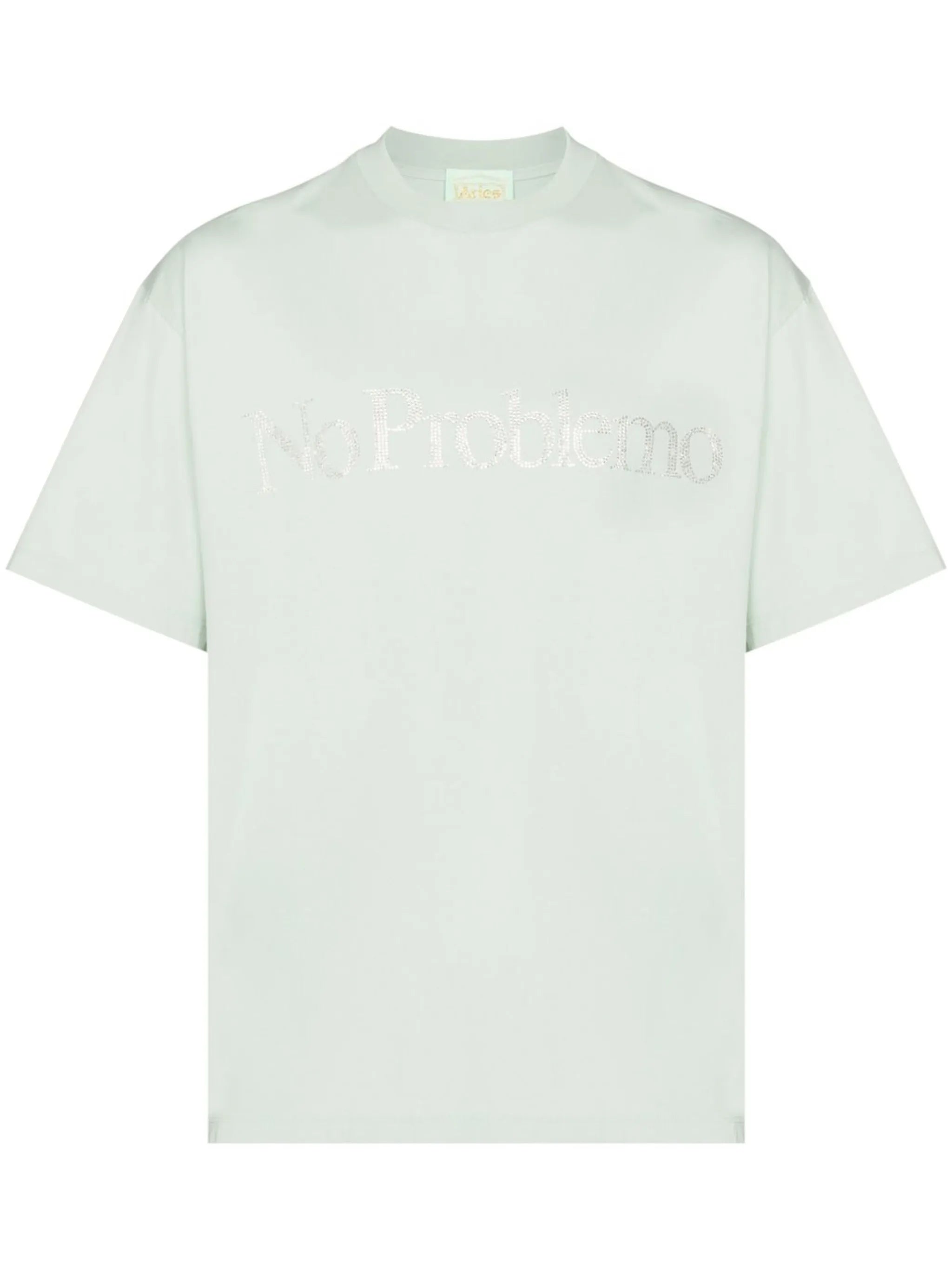 rhinestone-embellished No Problemo T-shirt