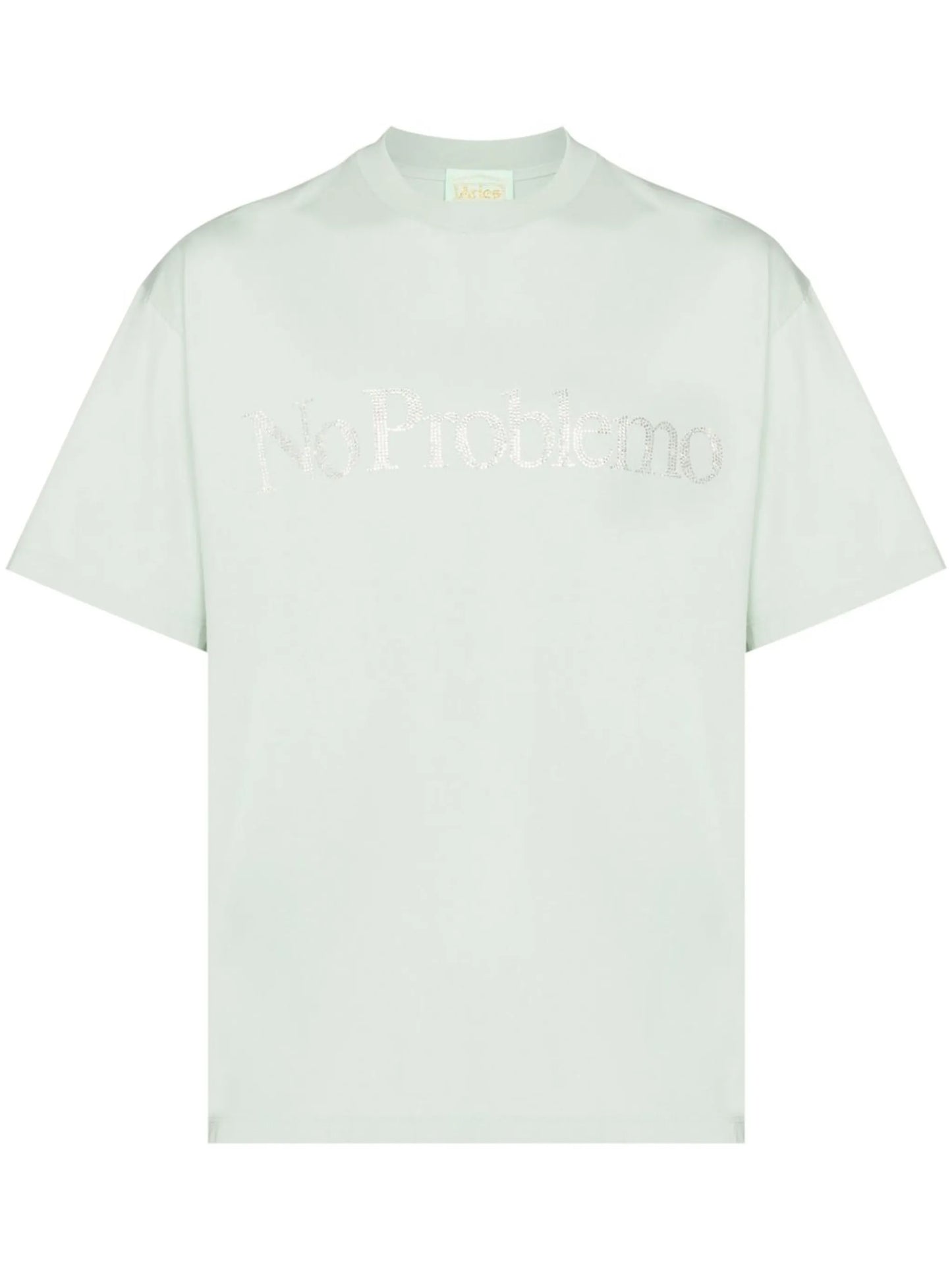 rhinestone-embellished No Problemo T-shirt