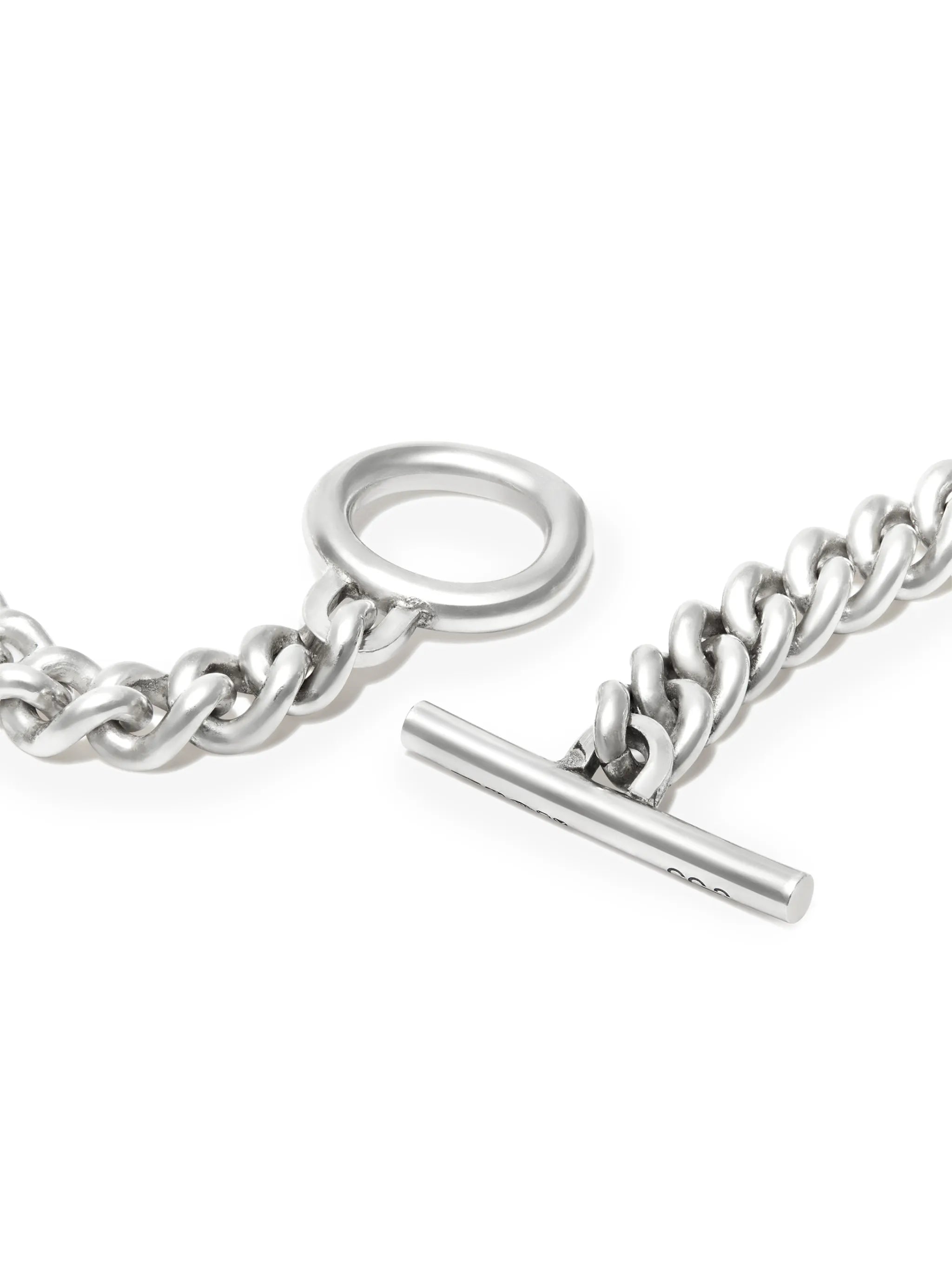 ball pendant heavy chain necklace