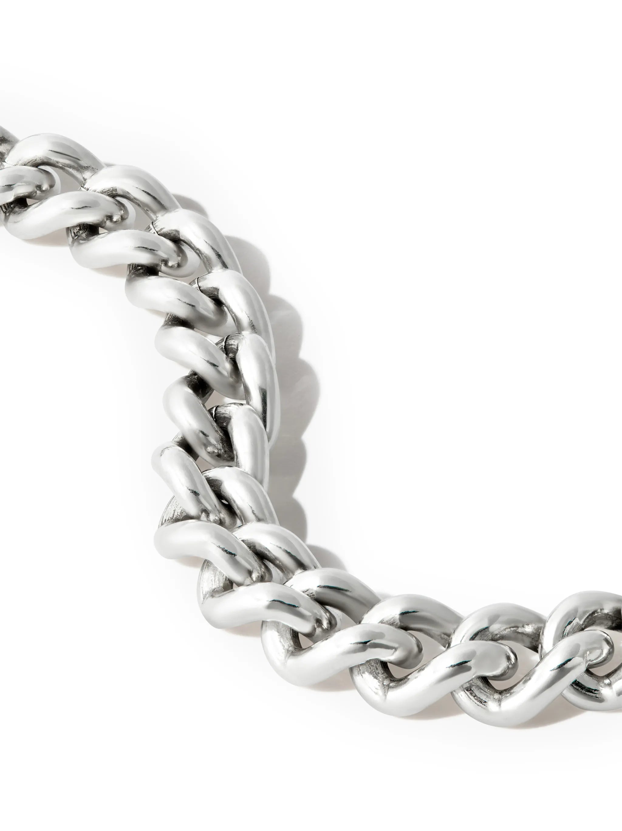 ball charm heavy chain bracelet