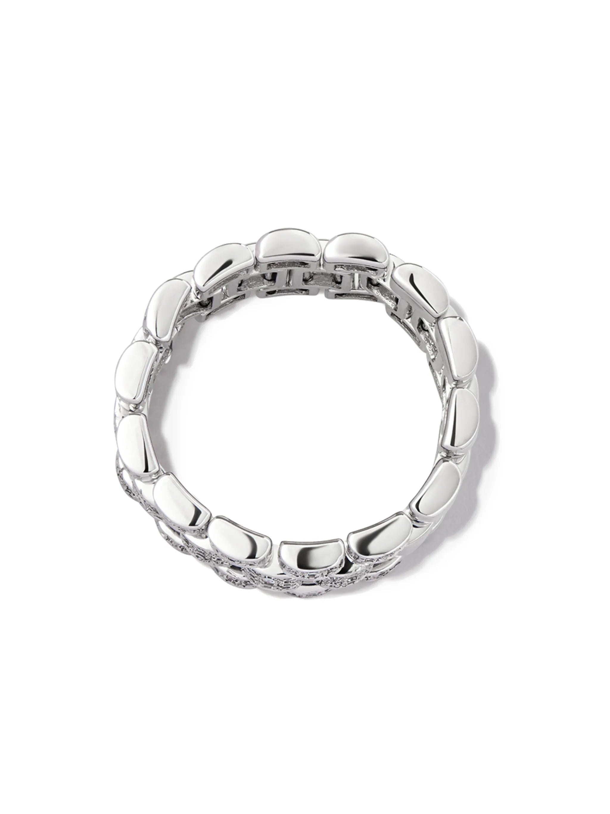 18K white gold diamond ring