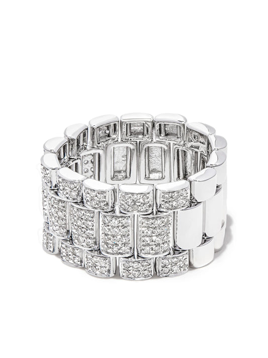 18kt white gold diamond  ring