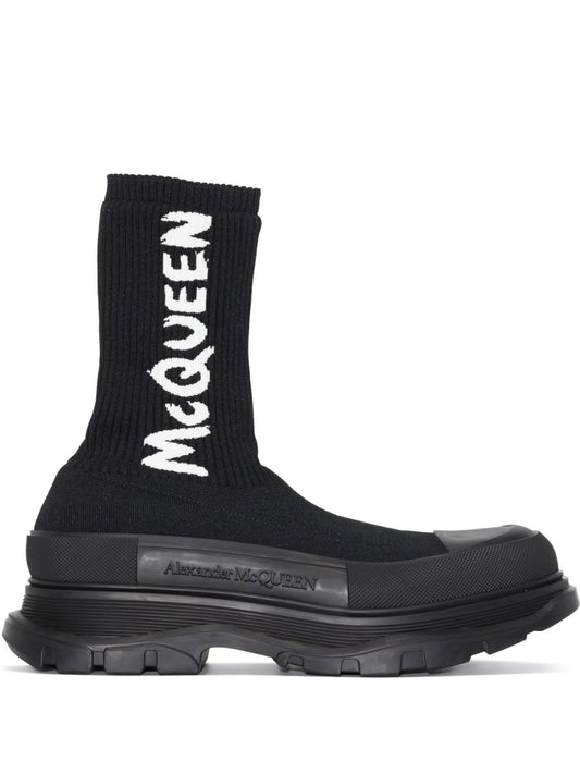 Tread sock-style boots