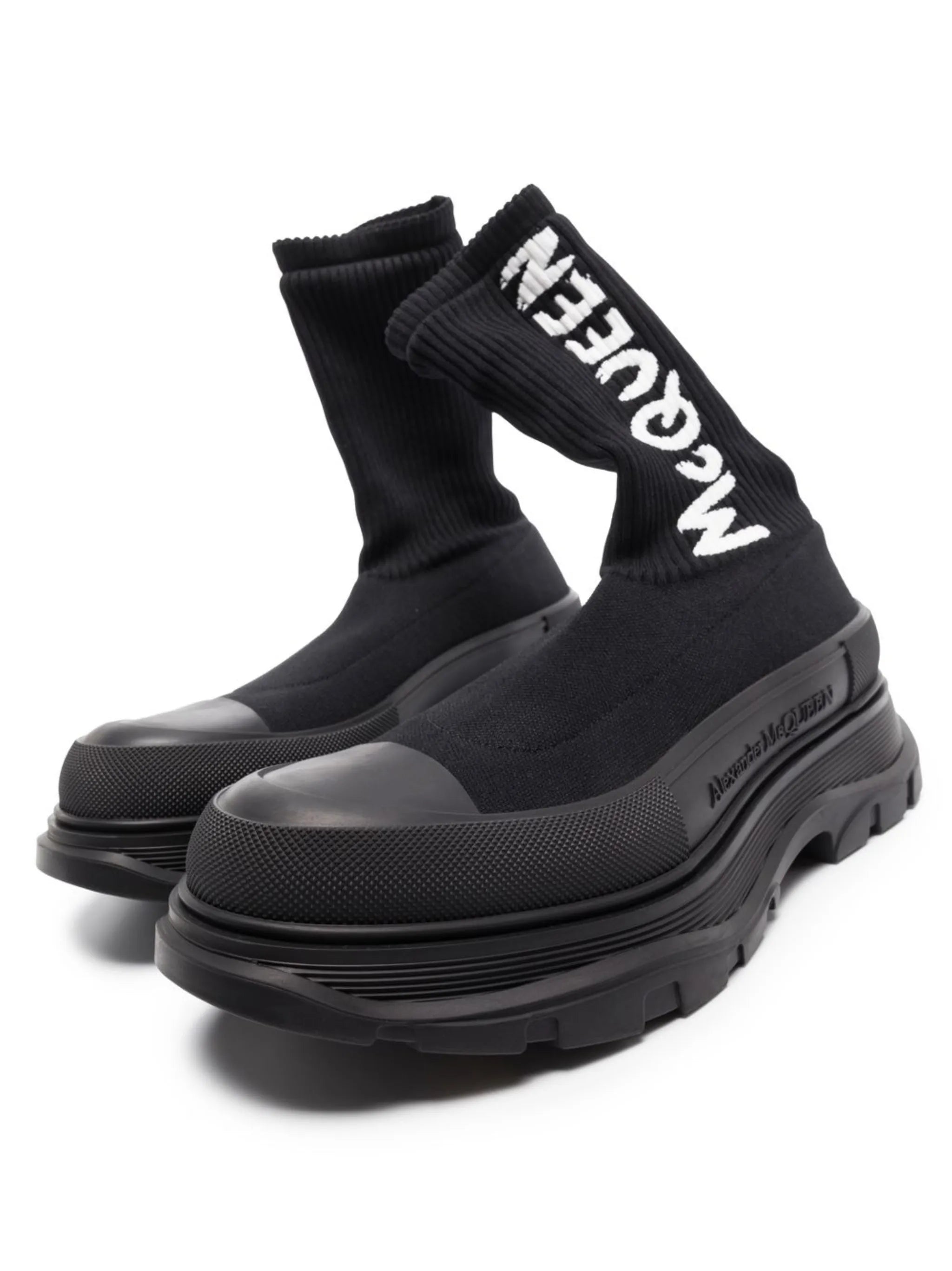 Tread sock-style boots
