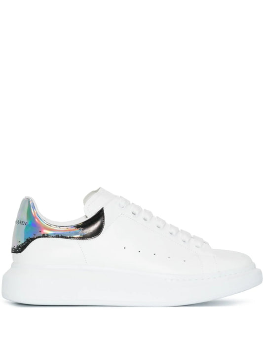 Oversized lace-up low-top sneakers