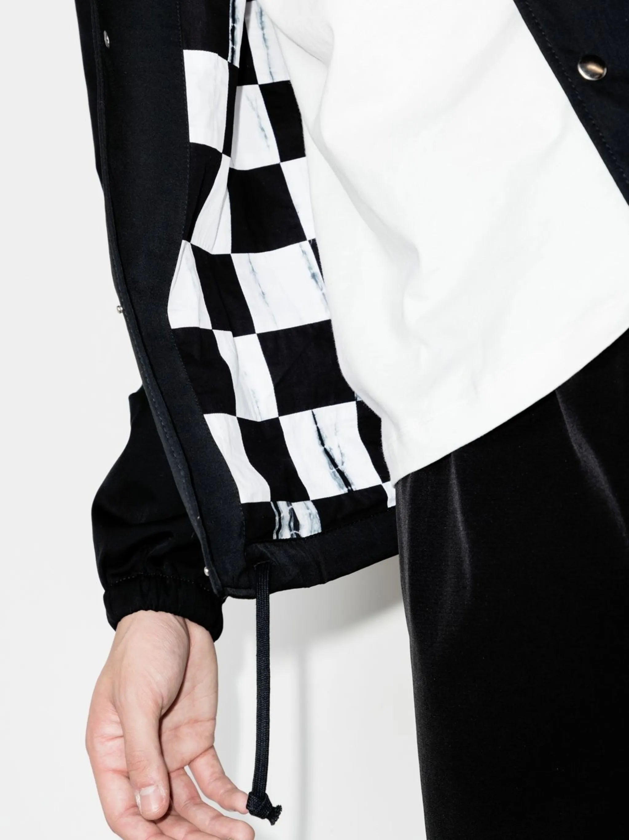 checked reversible shirt-jacket