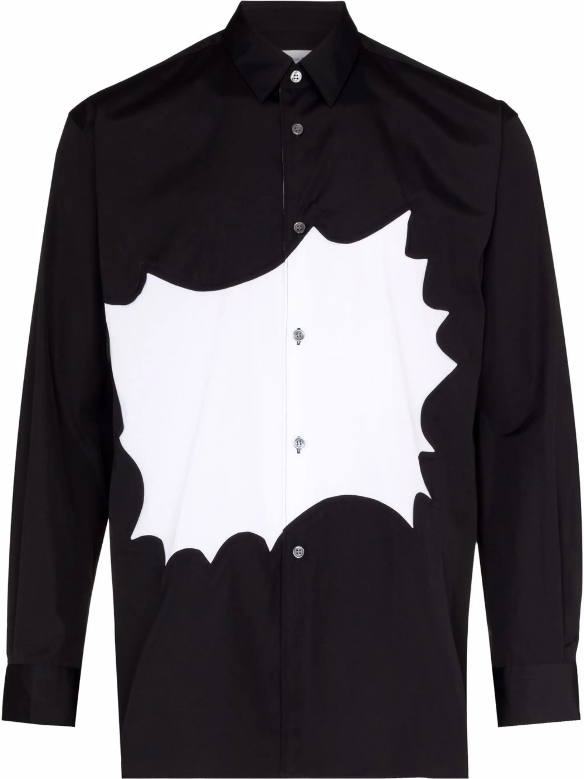 bubble speech-print shirt