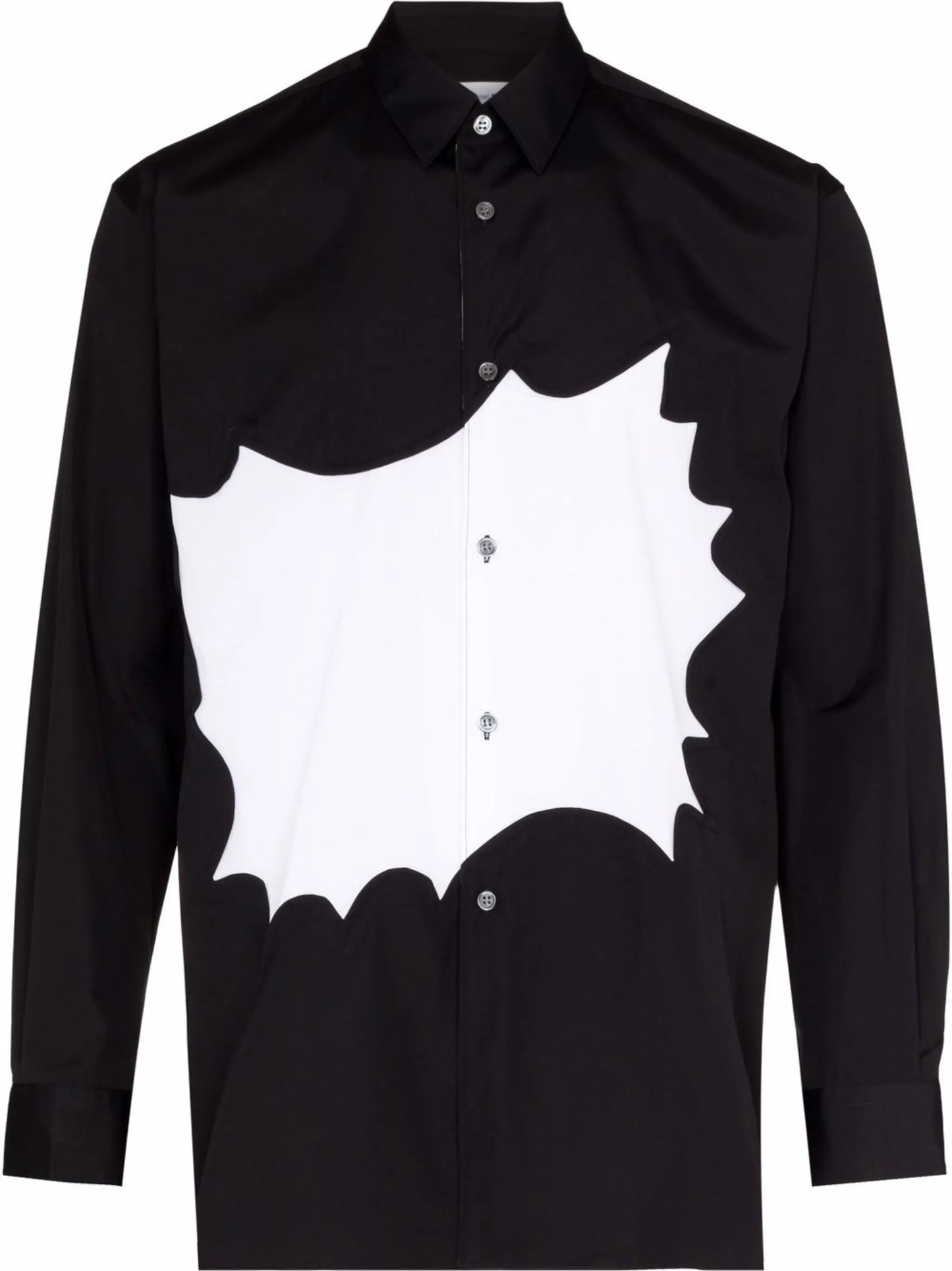 bubble speech-print shirt