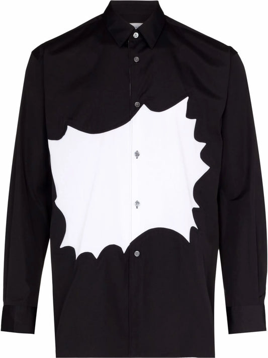 bubble speech-print shirt