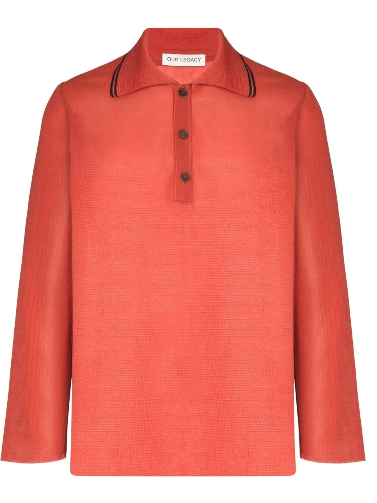 long-sleeved polo shirt