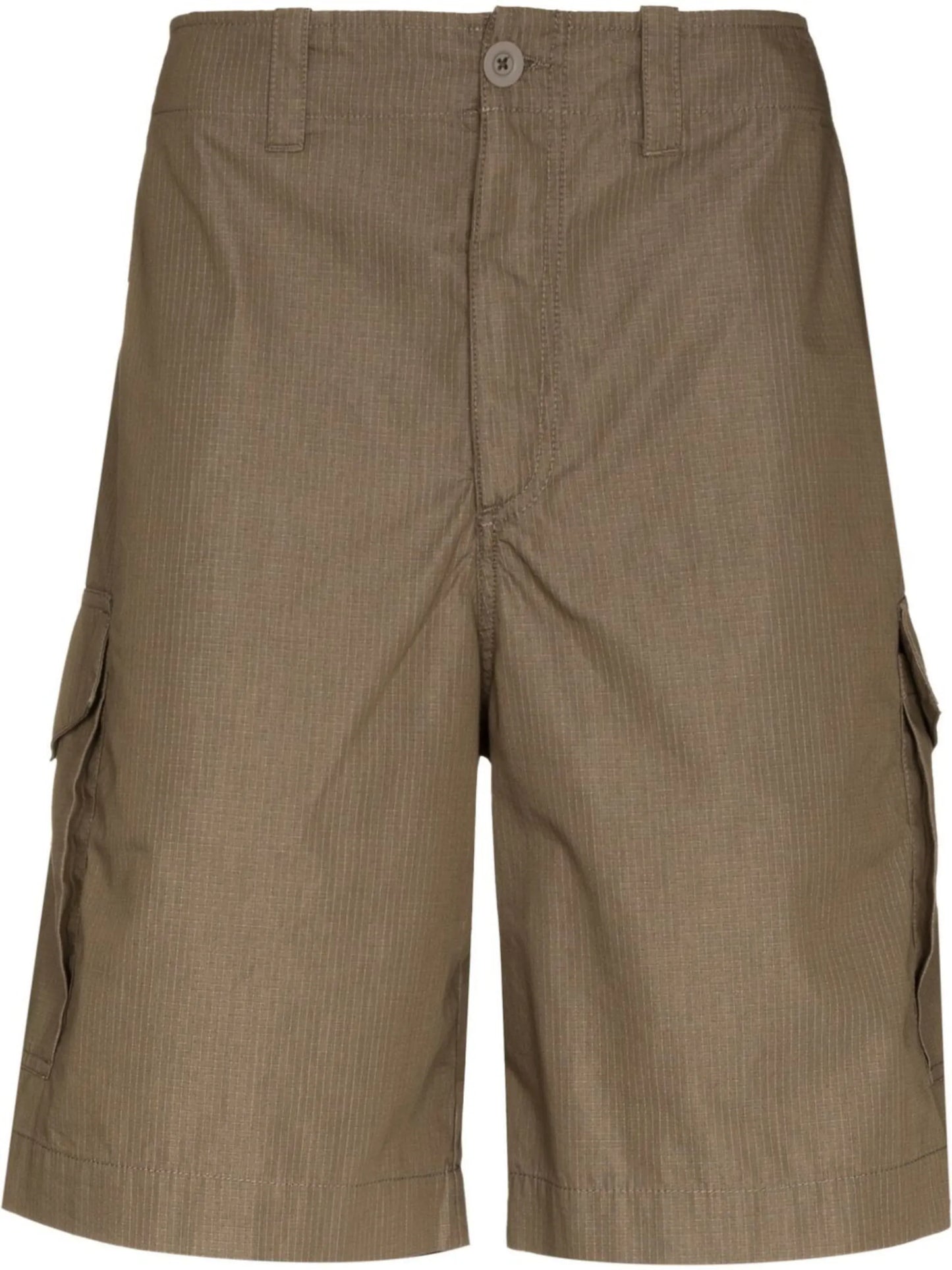 fine-check cargo shorts
