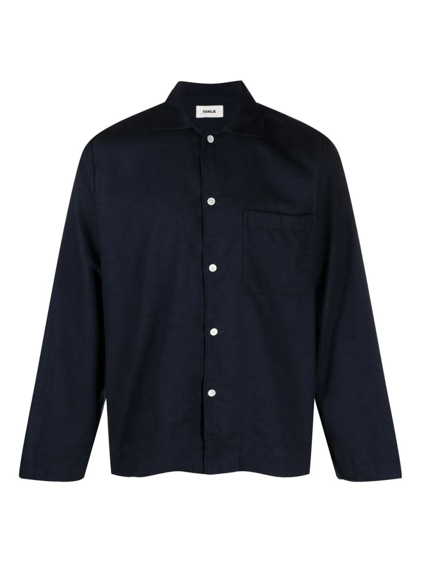 long-sleeved organic cotton pajama shirt
