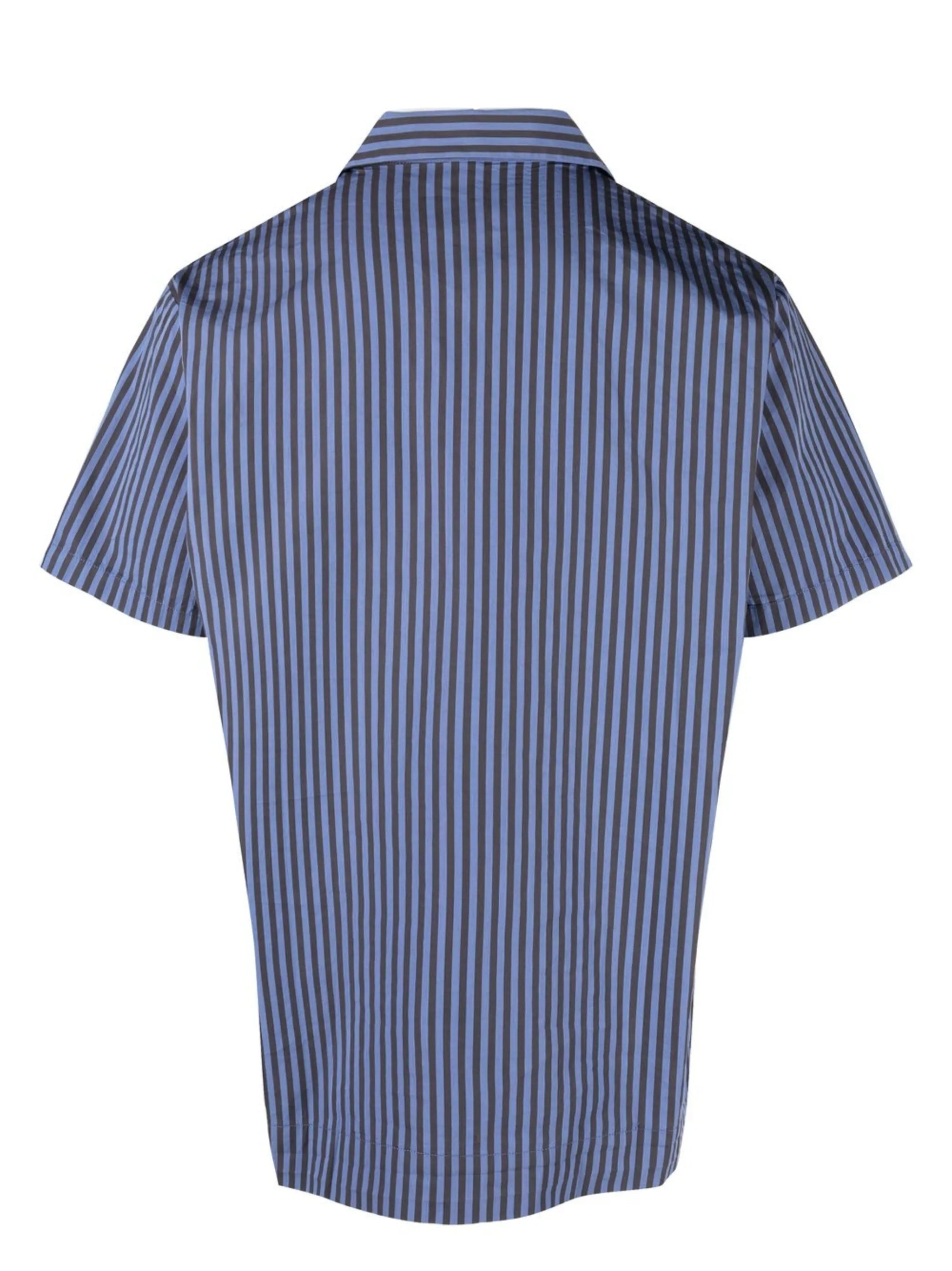 striped organic-cotton pyjama shirt