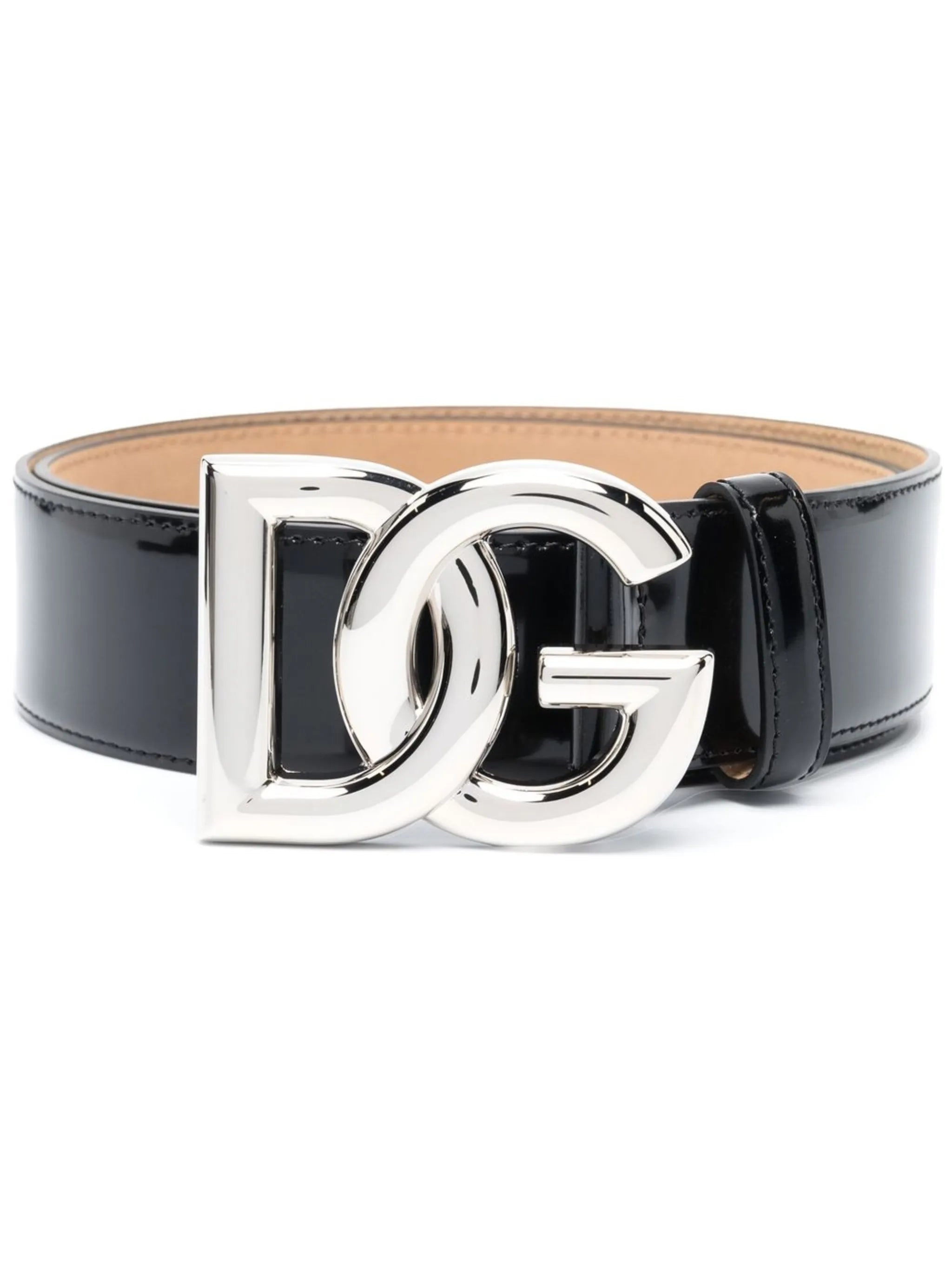 DG-logo leather belt