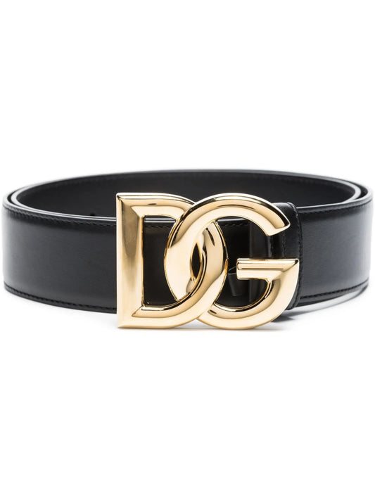 DG-logo leather belt