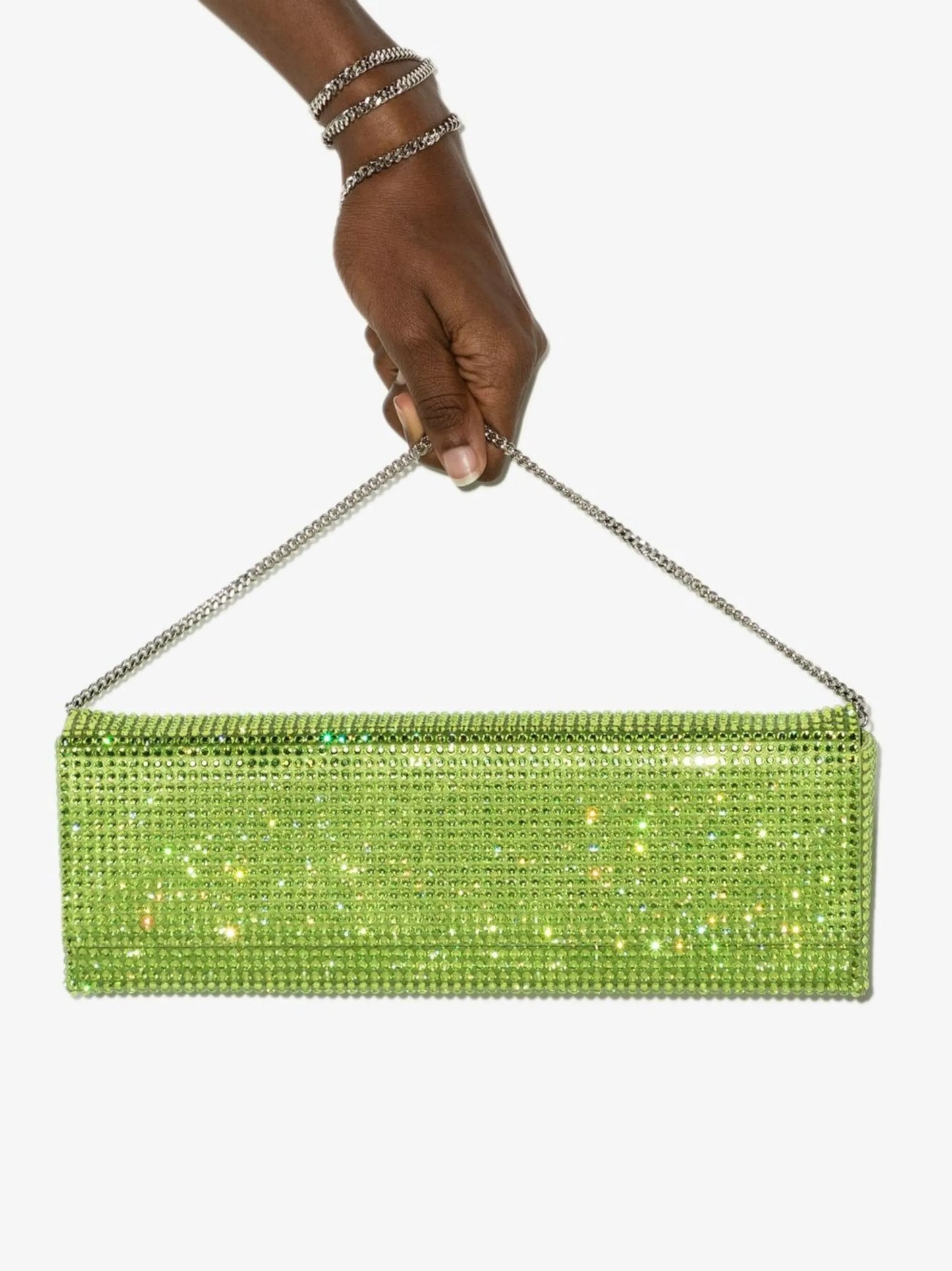 Paloma crystal-embellished clutch