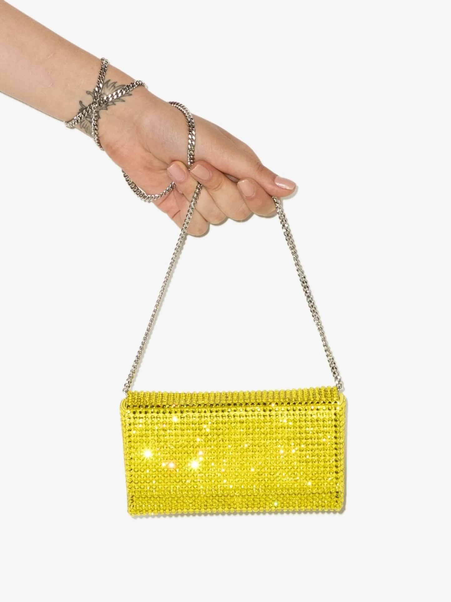 mini Paloma crystal-embellished clutch bag