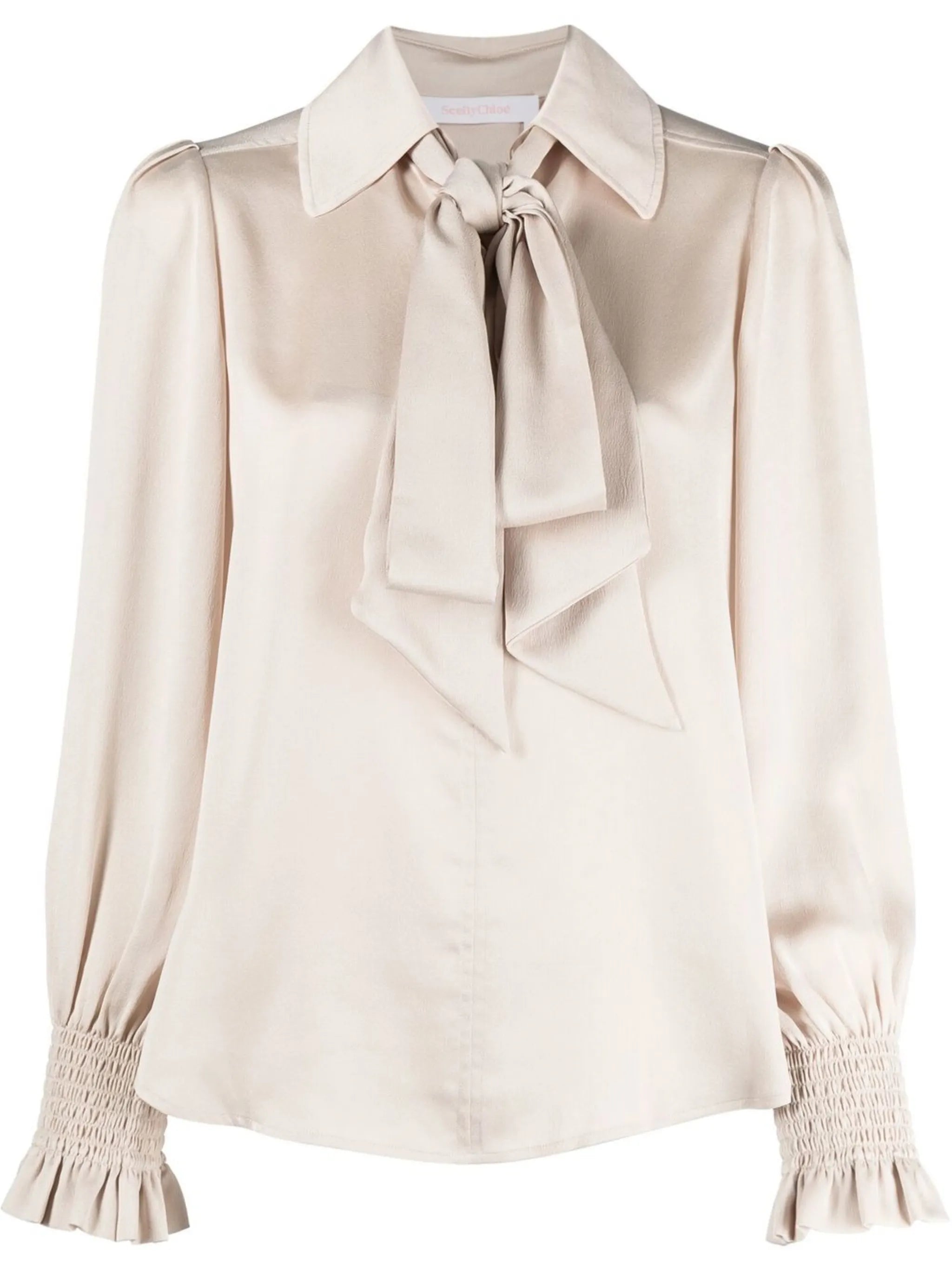 pussy-bow blouse