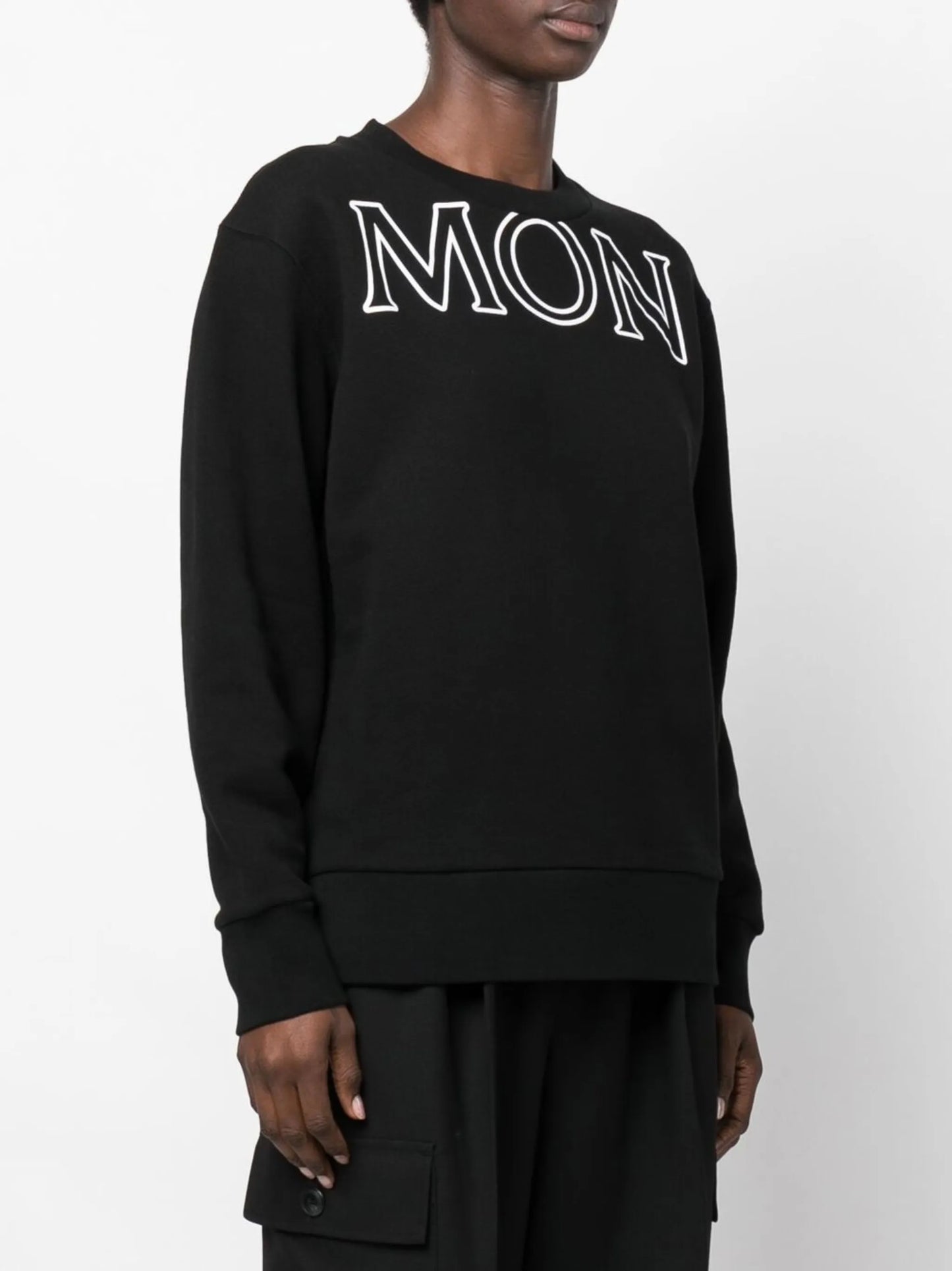 logo-print long-sleeved sweater