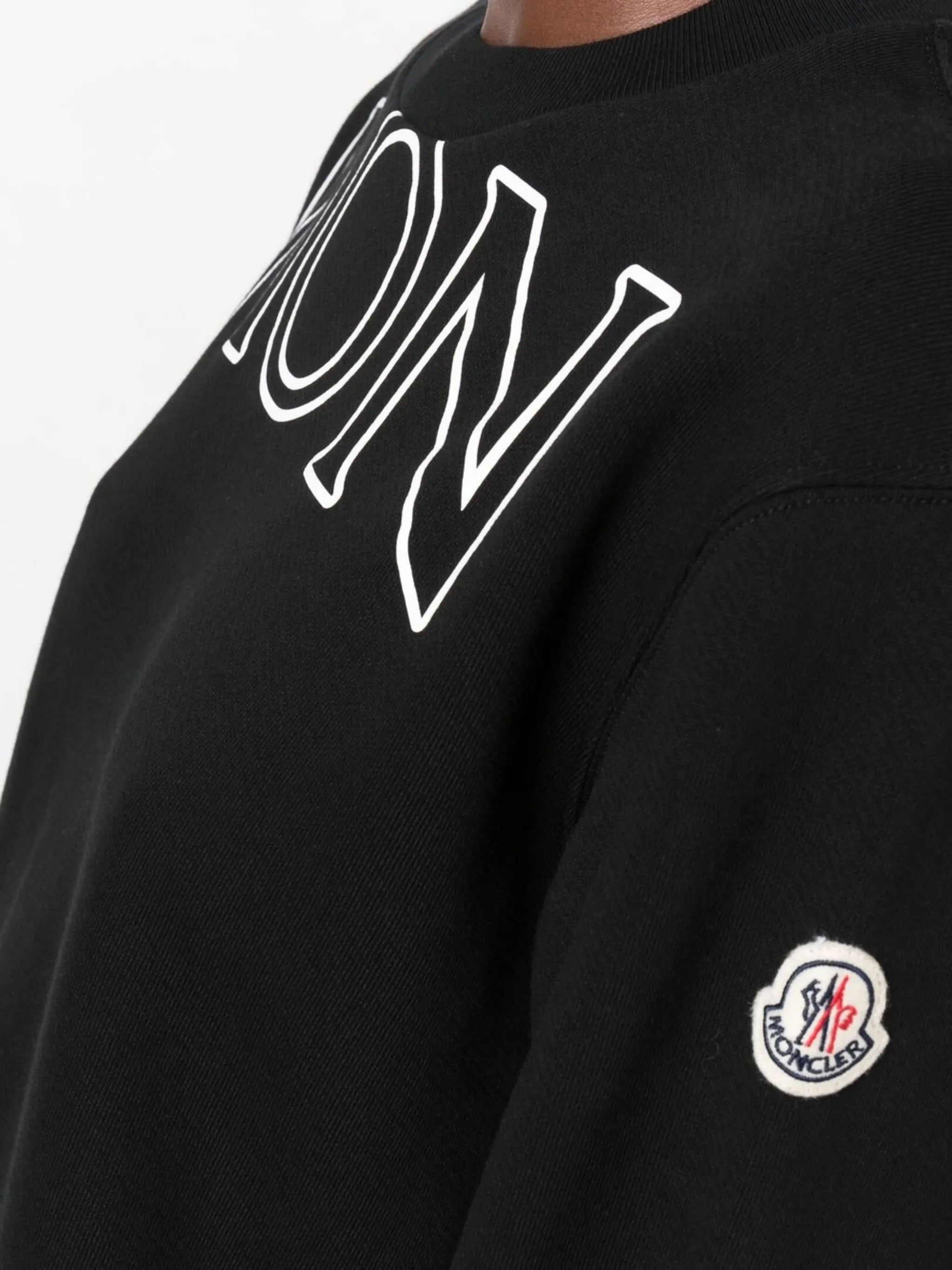 logo-print long-sleeved sweater