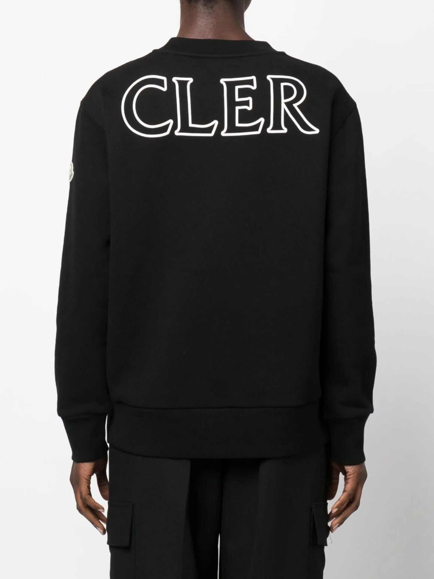 logo-print long-sleeved sweater