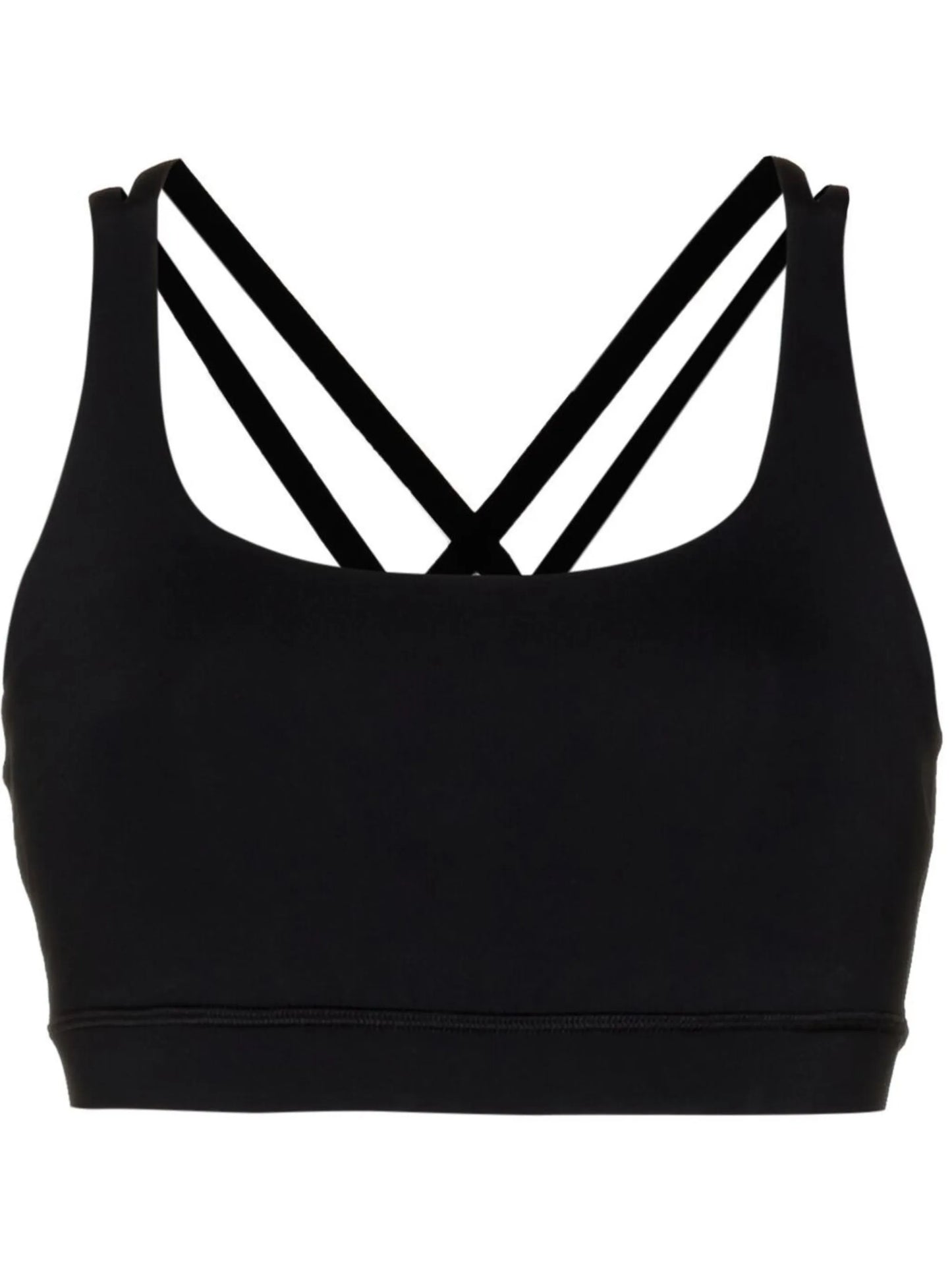 Energy crossover-strap sports bra