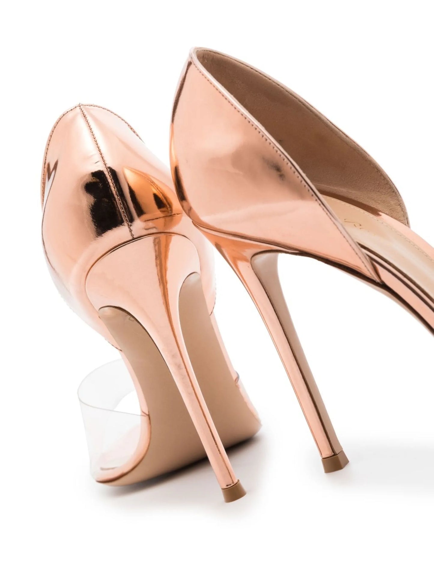 Bree 115mm PVC metallic sandals