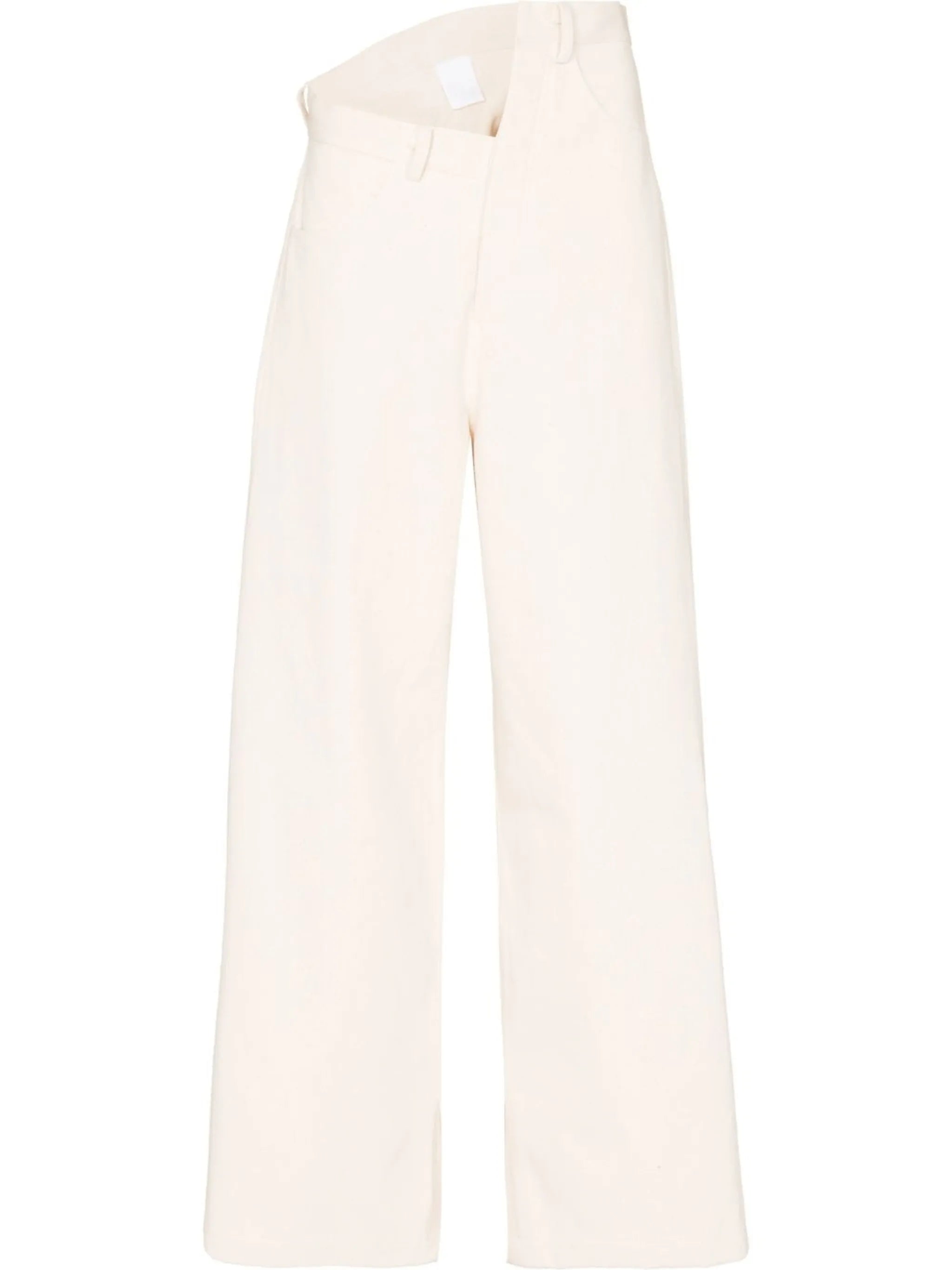 Gala asymmetric wide-leg jeans