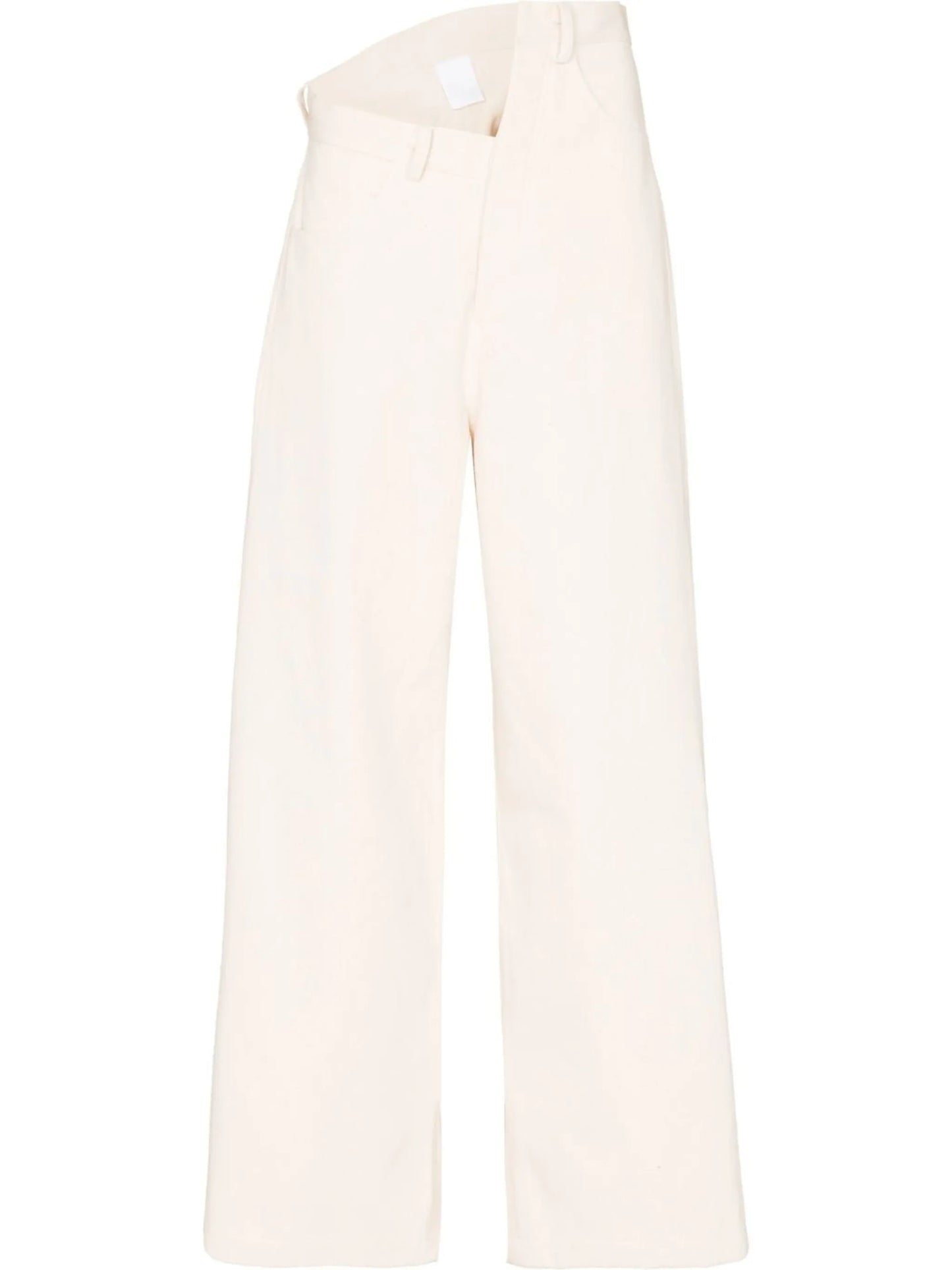Gala asymmetric wide-leg jeans