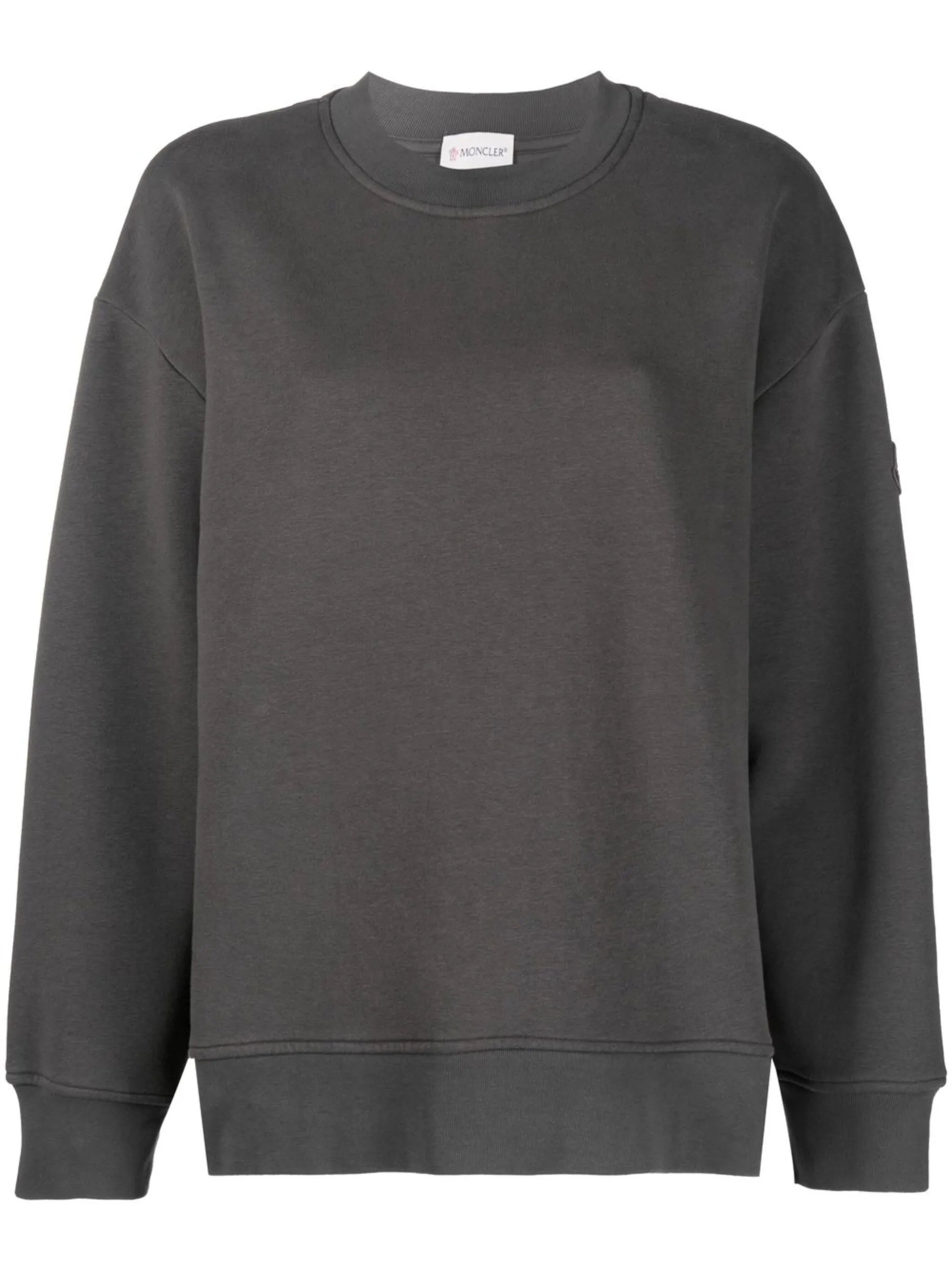 logo-embroidered sweatshirt