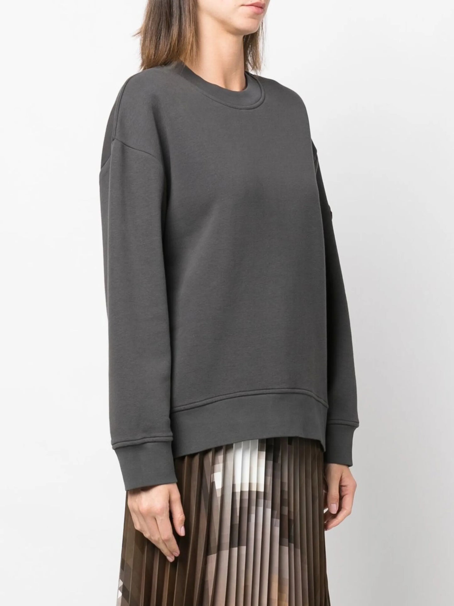 logo-embroidered sweatshirt