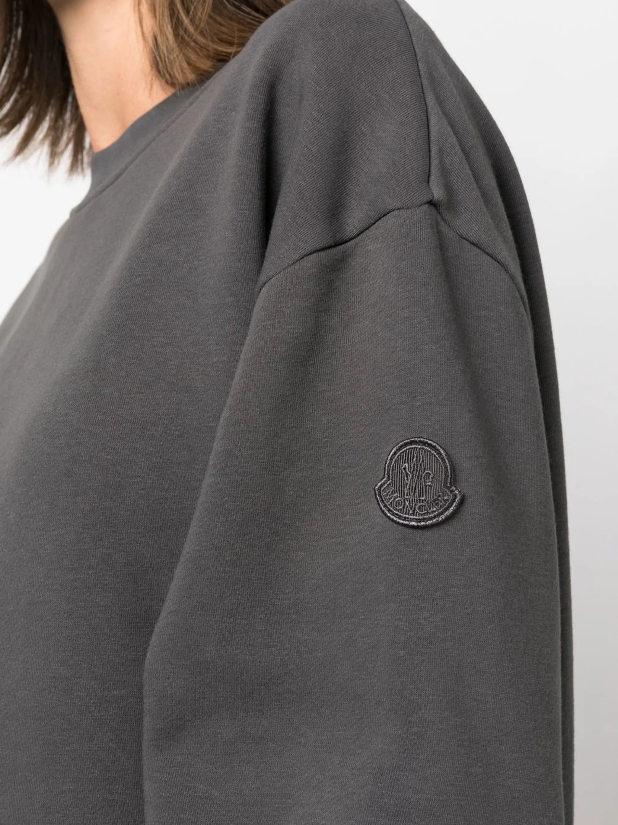 logo-embroidered sweatshirt