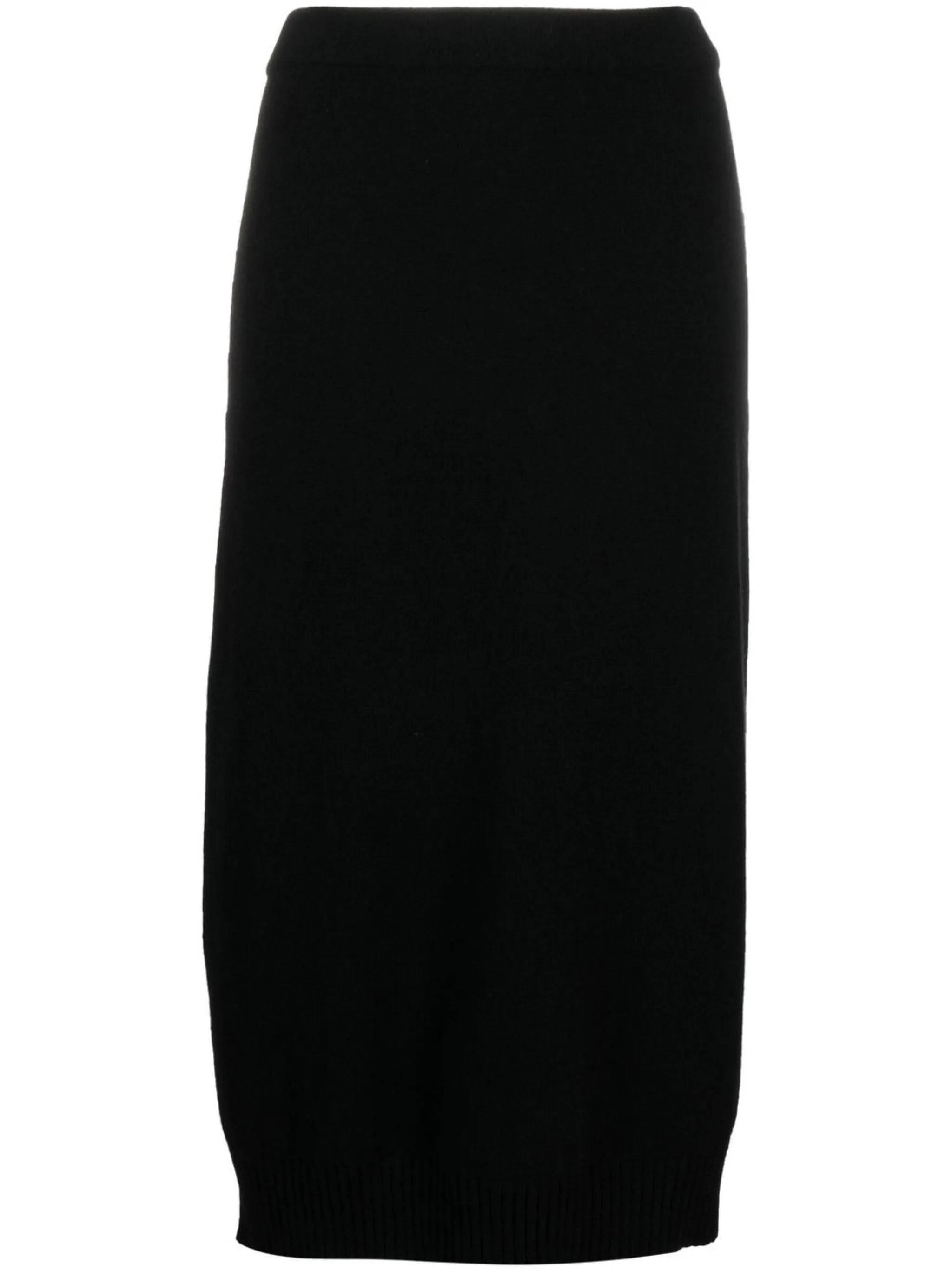 knitted straight skirt