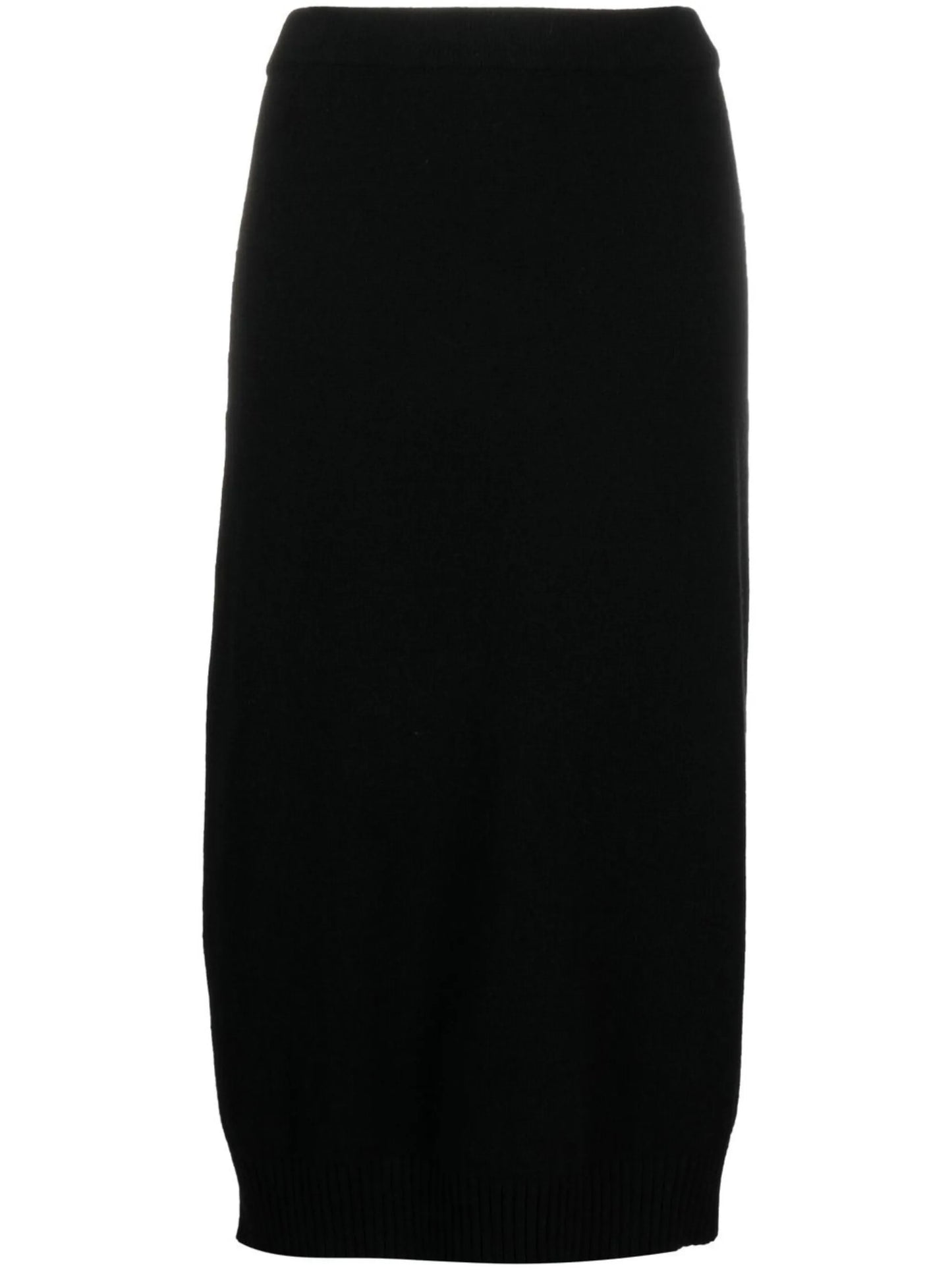 knitted straight skirt