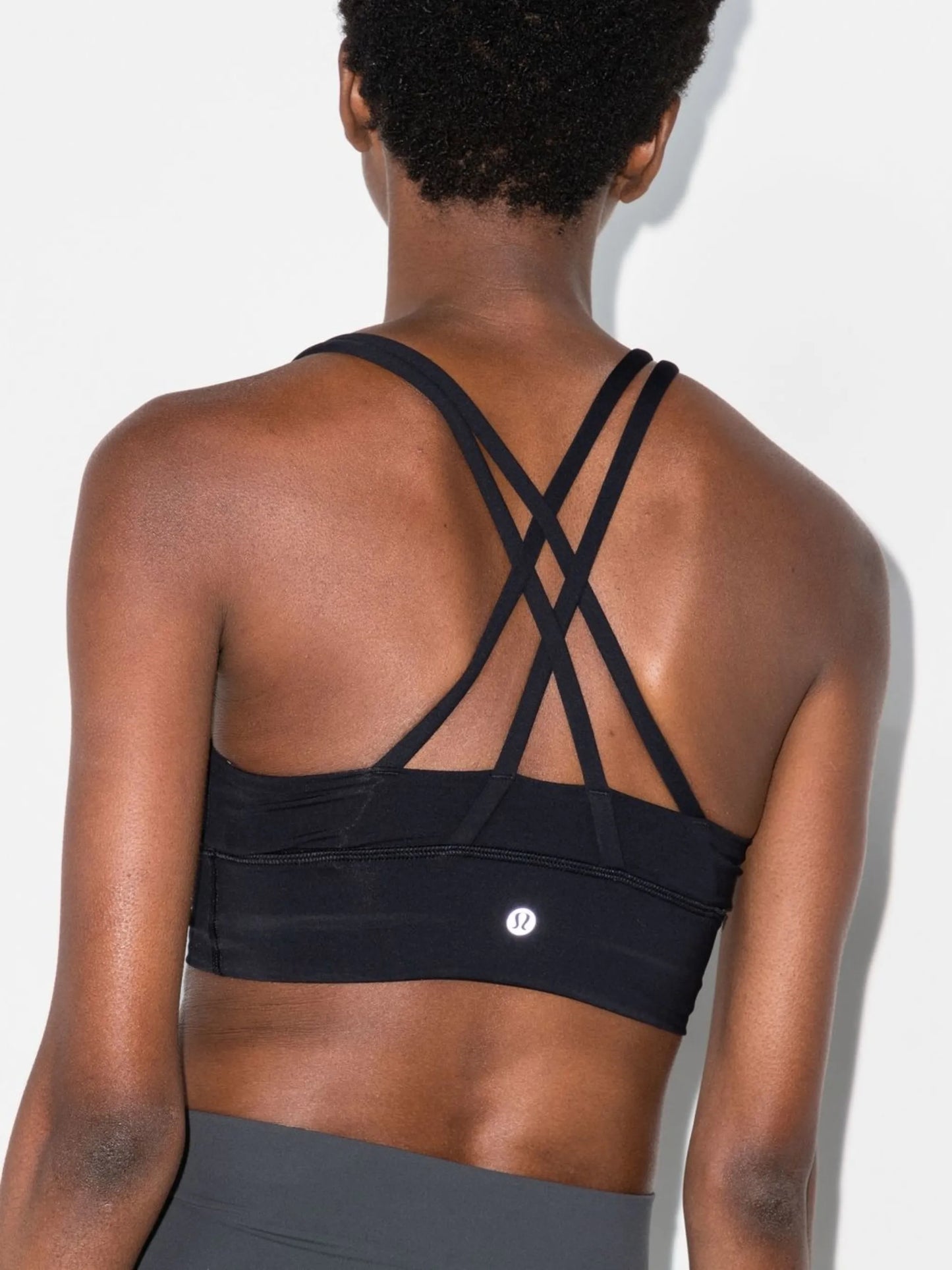 Energy crossover-strap sports bra