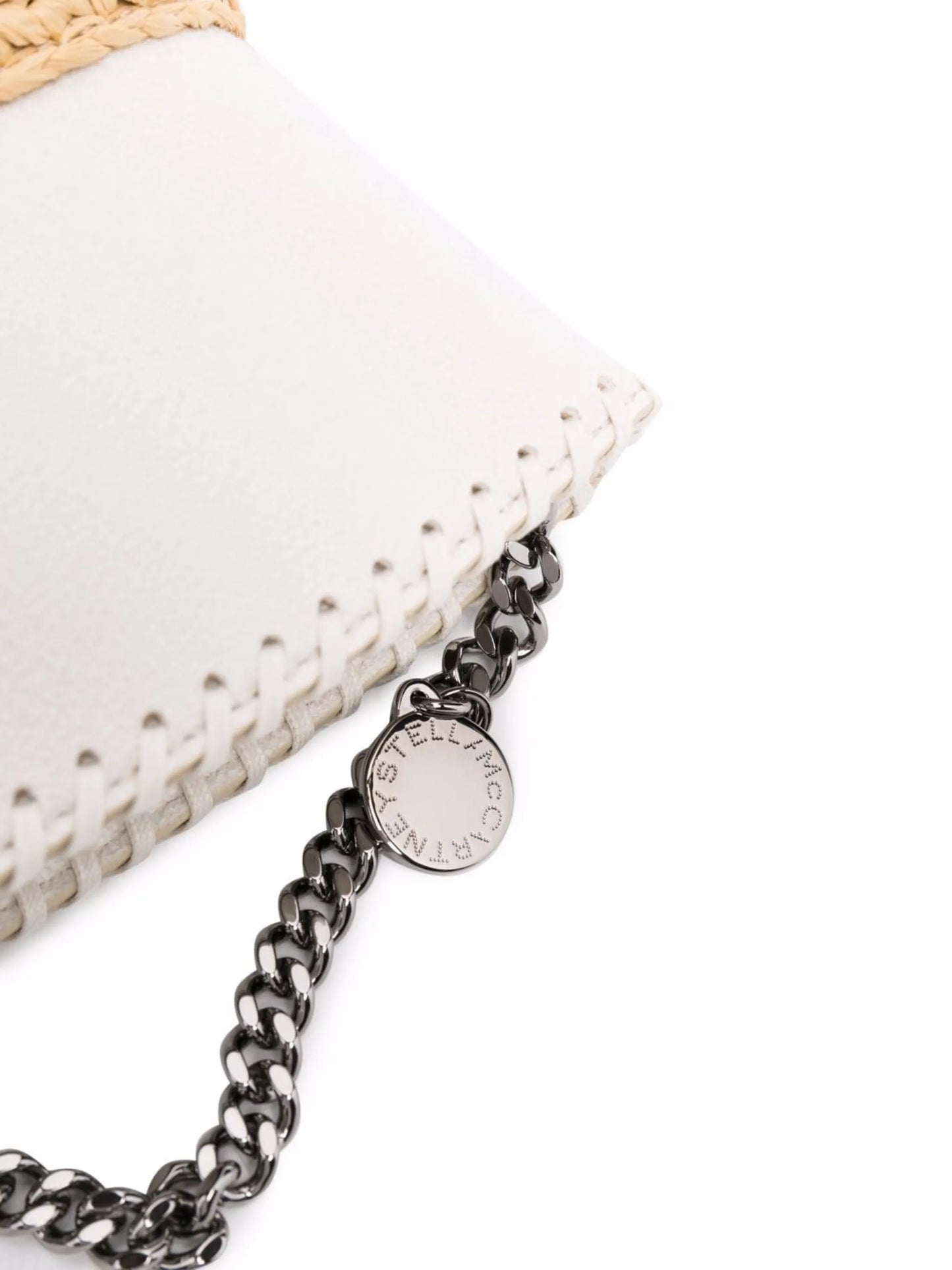 interwoven chain-link crossbody bag