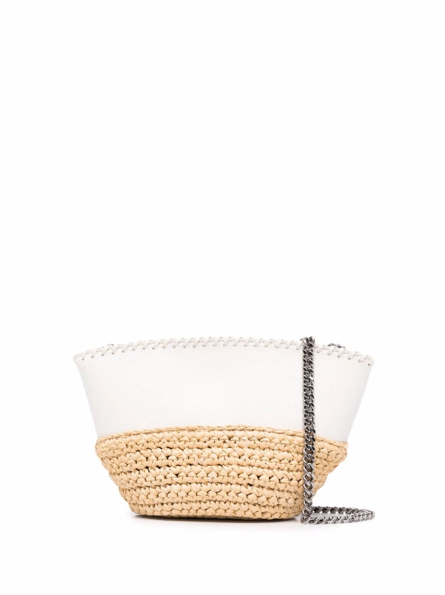 interwoven chain-link crossbody bag