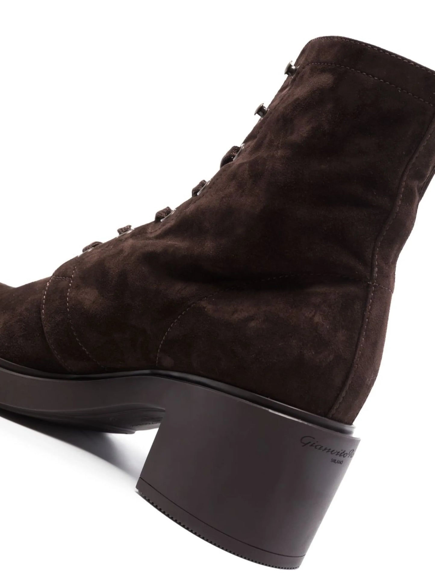 Foster 45mm suede lace-up boots