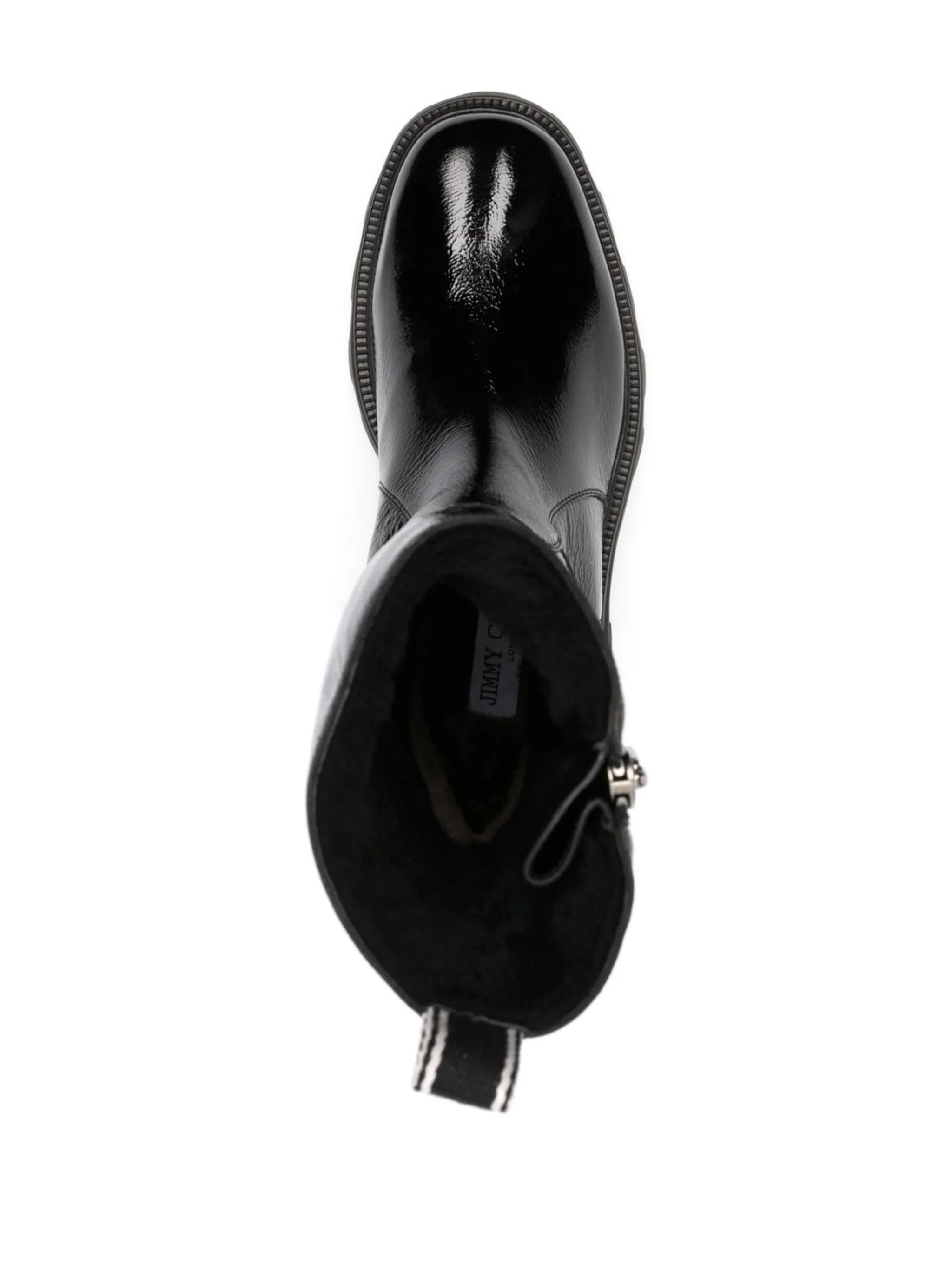 Bayu high-shine ankle boots