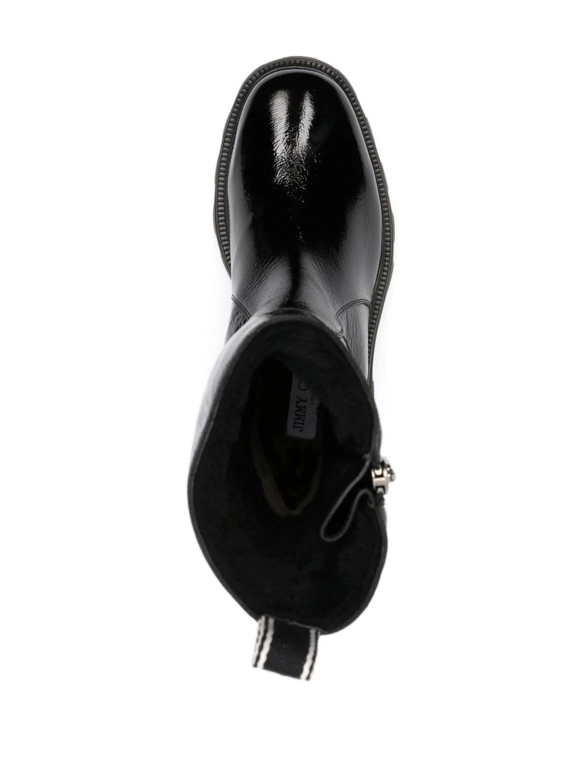Bayu high-shine ankle boots