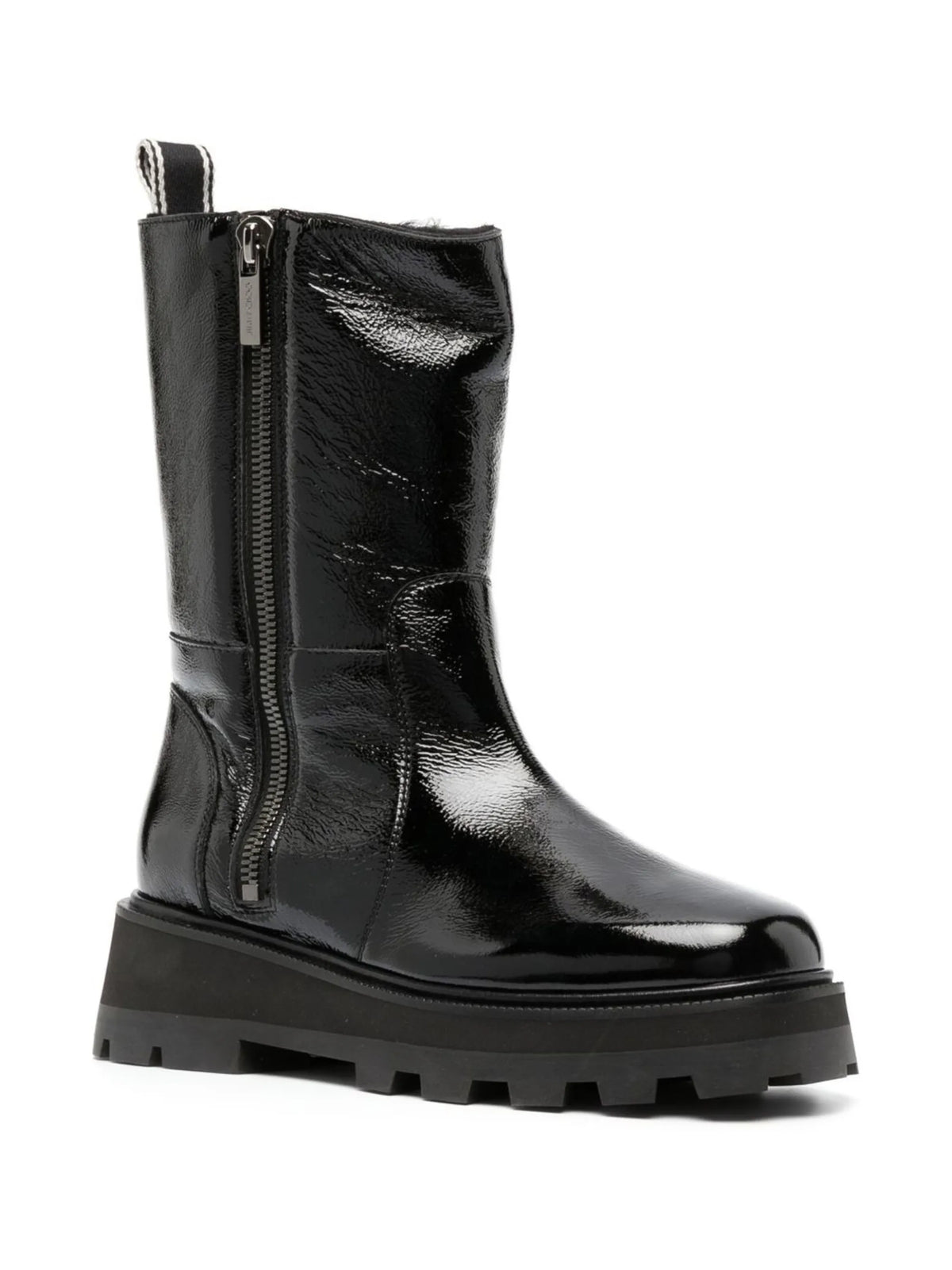 Bayu high-shine ankle boots