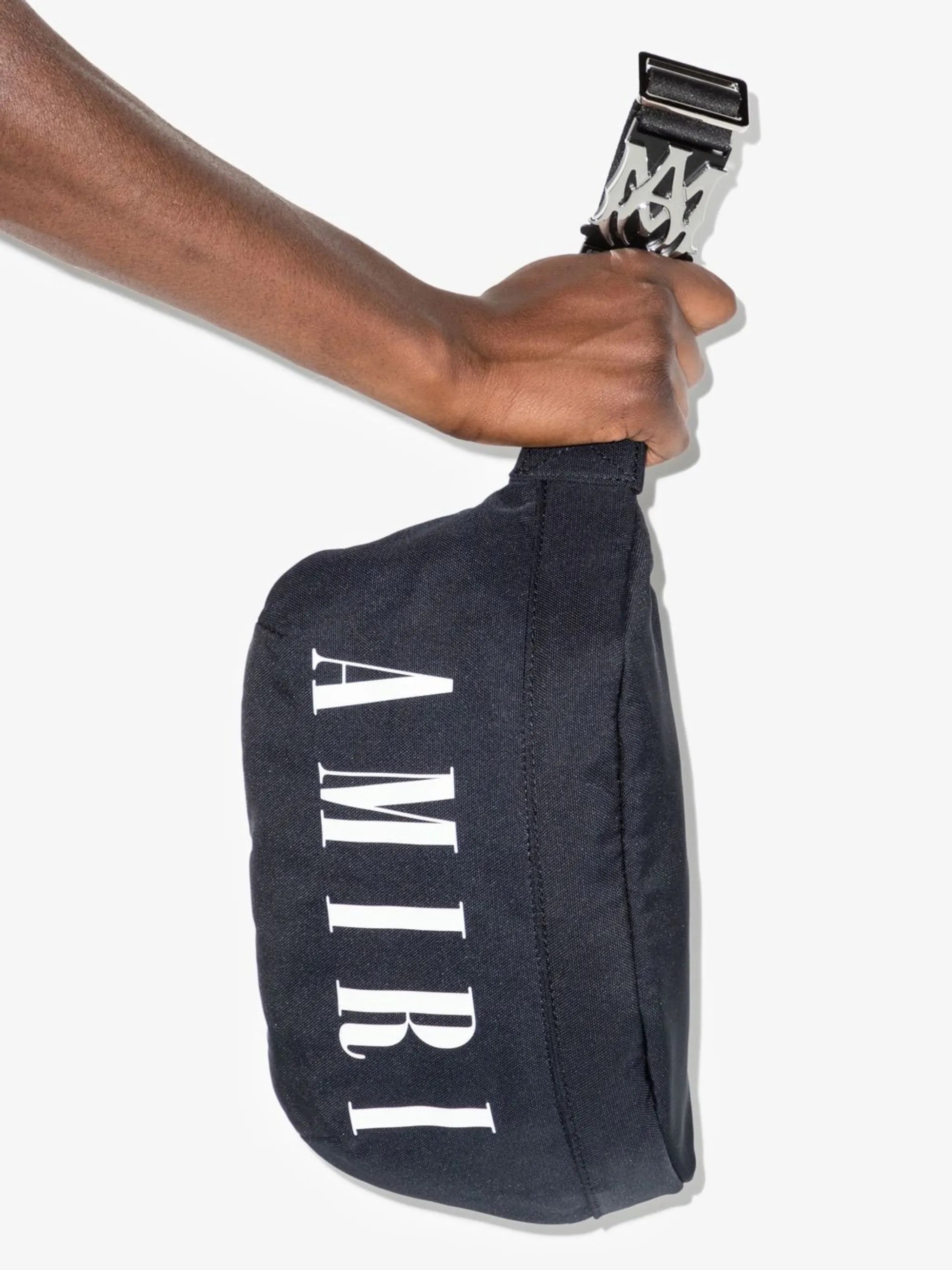 logo-print belt bag